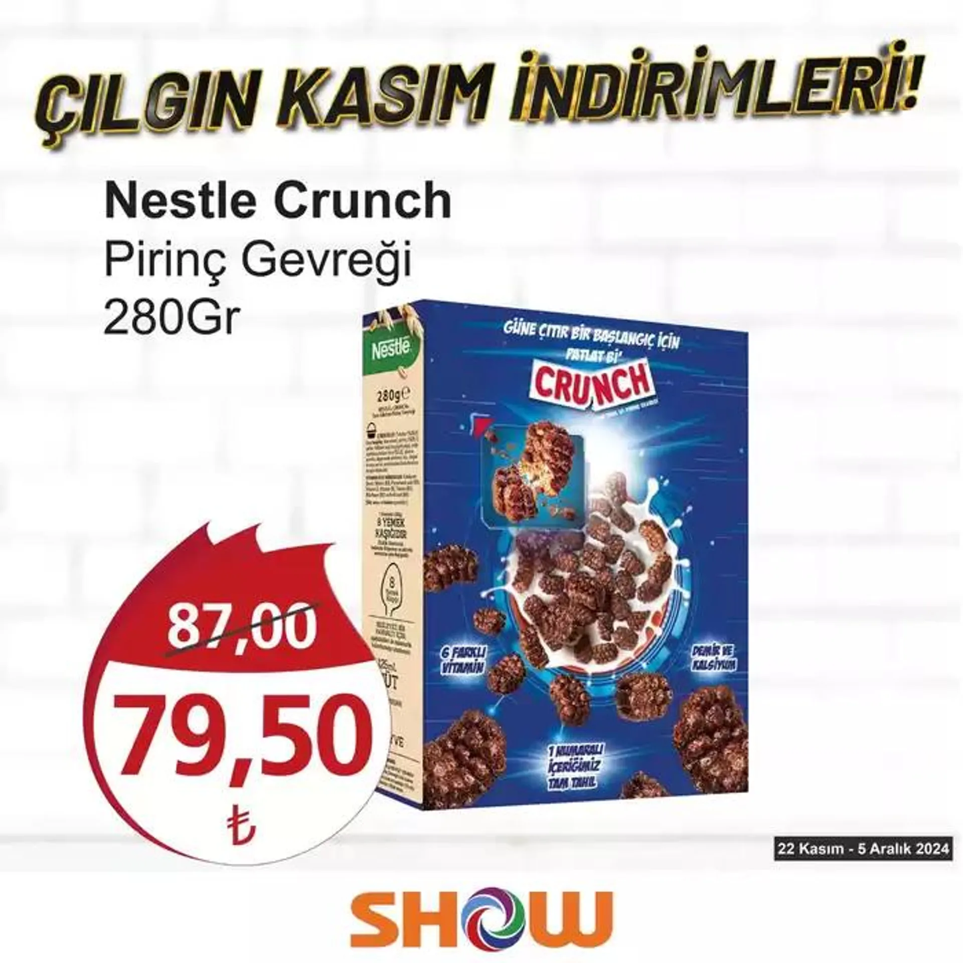 Katalog Show Market katalog 2 Aralık - 16 Aralık 2024 - aktüel Sayfa 7