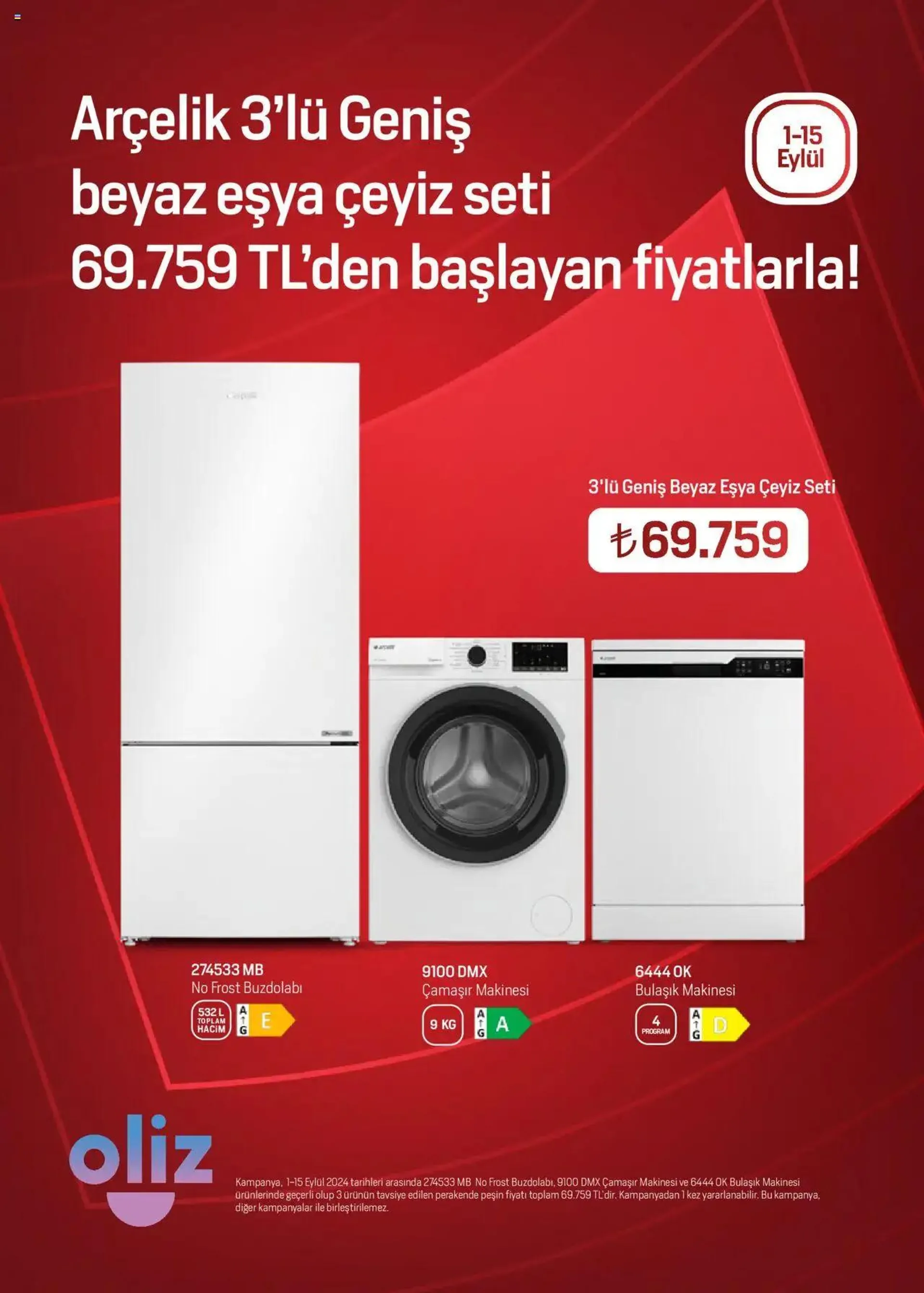 Katalog Arçelik Katalog 1 Eylül - 30 Eylül 2024 - aktüel Sayfa 7