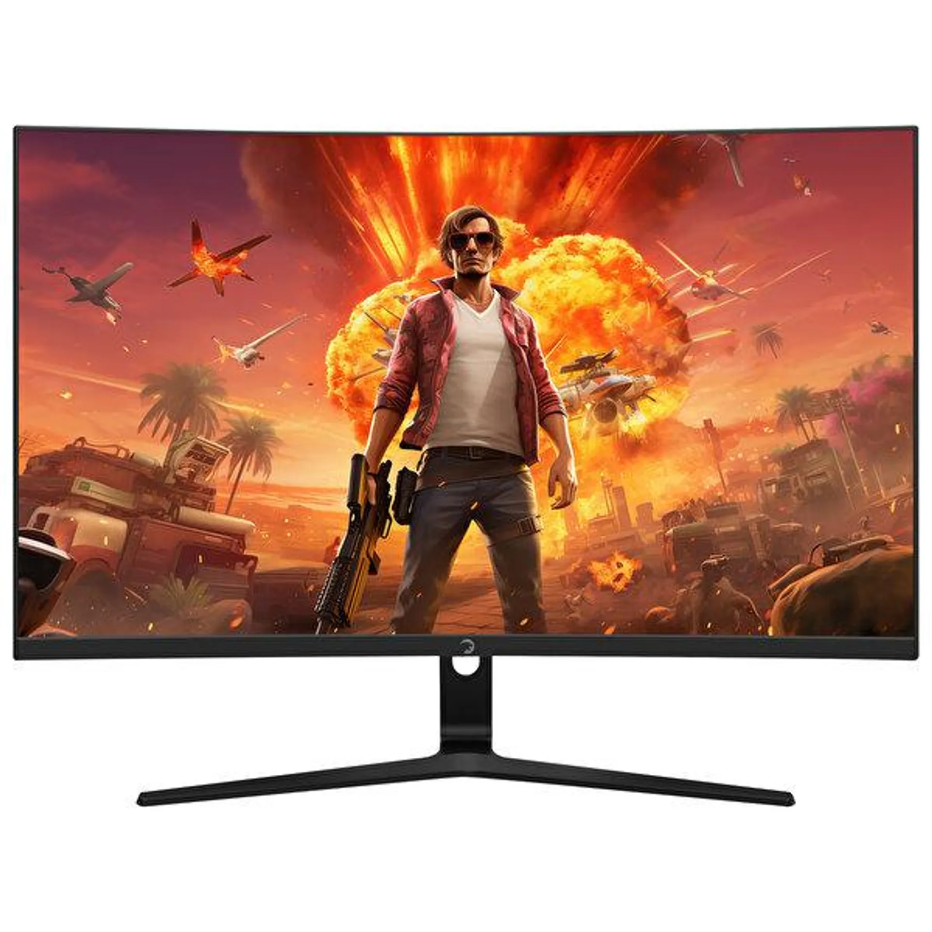 VIVID F20 27" RGB 100Hz 1Ms 2x2W VA Speaker Curved Oyuncu Monitörü