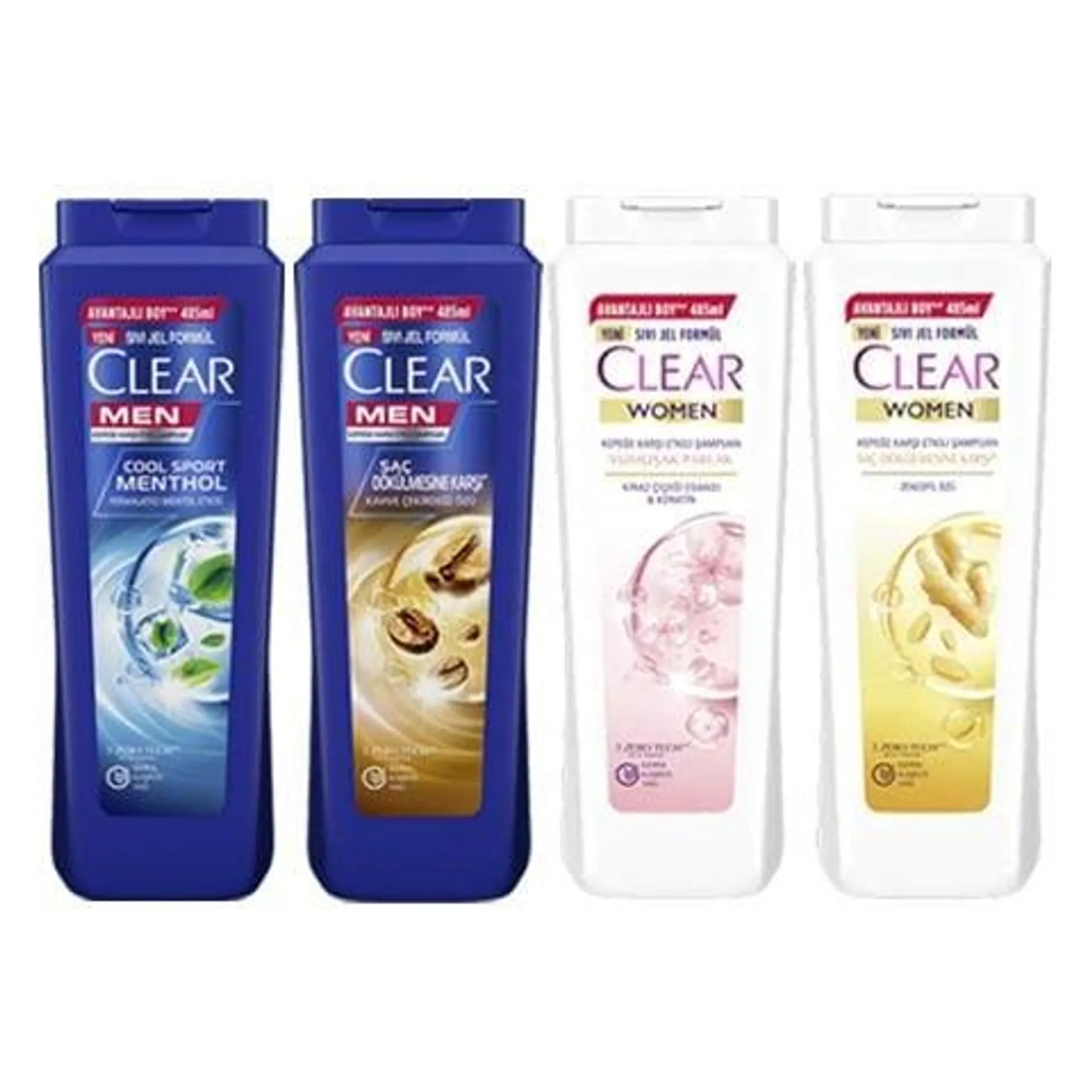 Clear Şampuan Çeşitleri 350 Ml