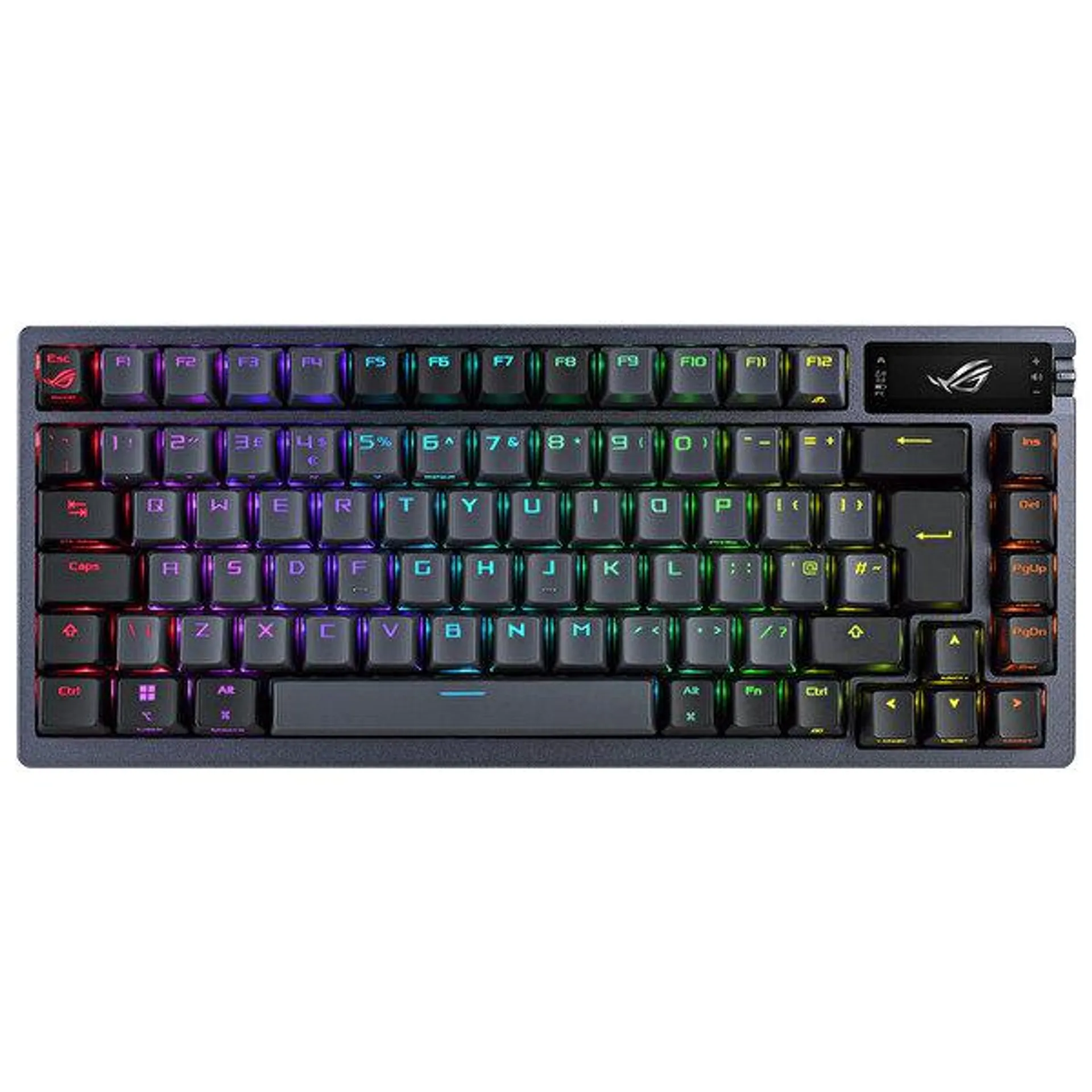 ROG Azoth NX-RD Switch Q TR Kablosuz RGB Gunmetal Mekanik Oyuncu Klavyesi