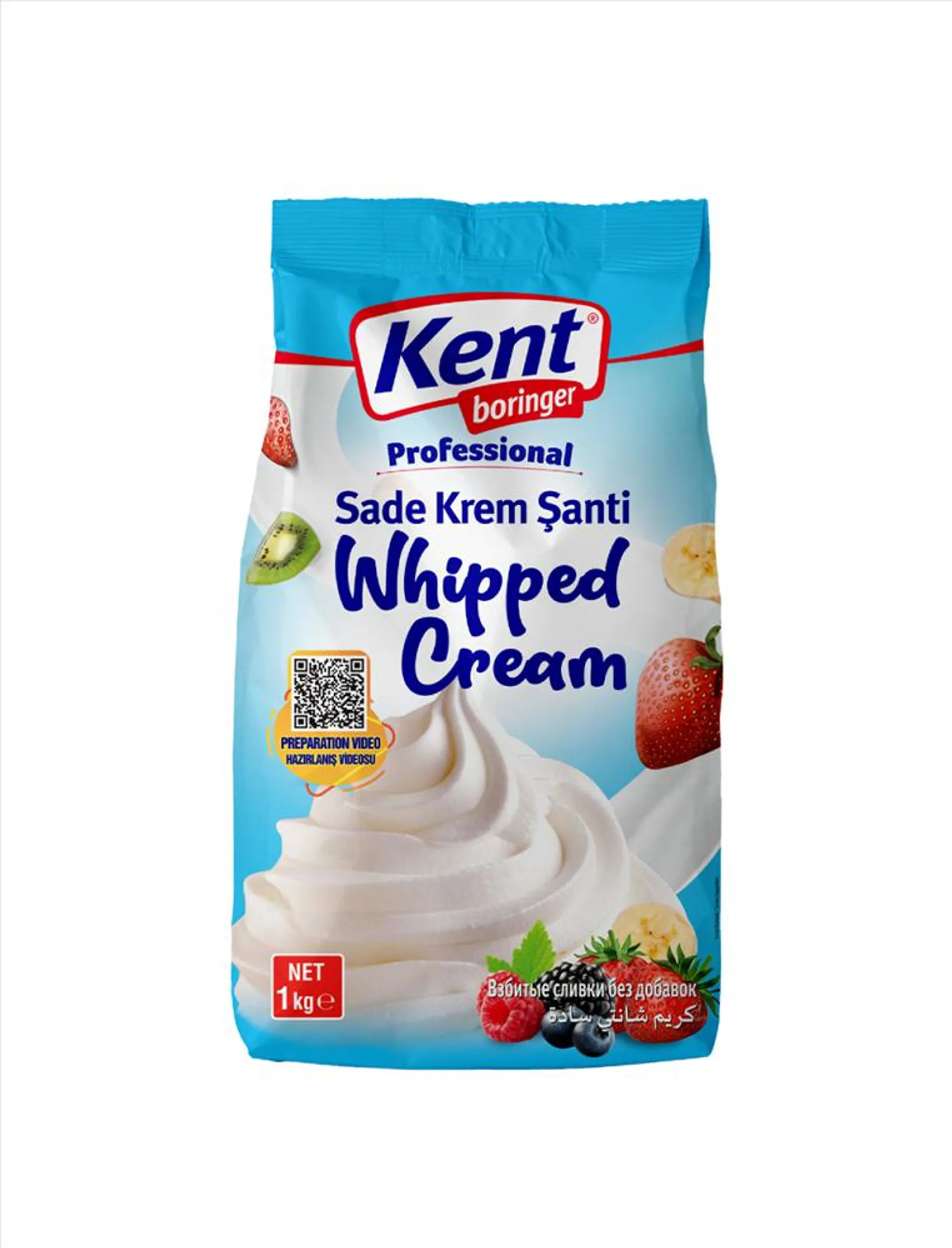 Kent Boringer Professional Krem Şanti Sade 1 kg