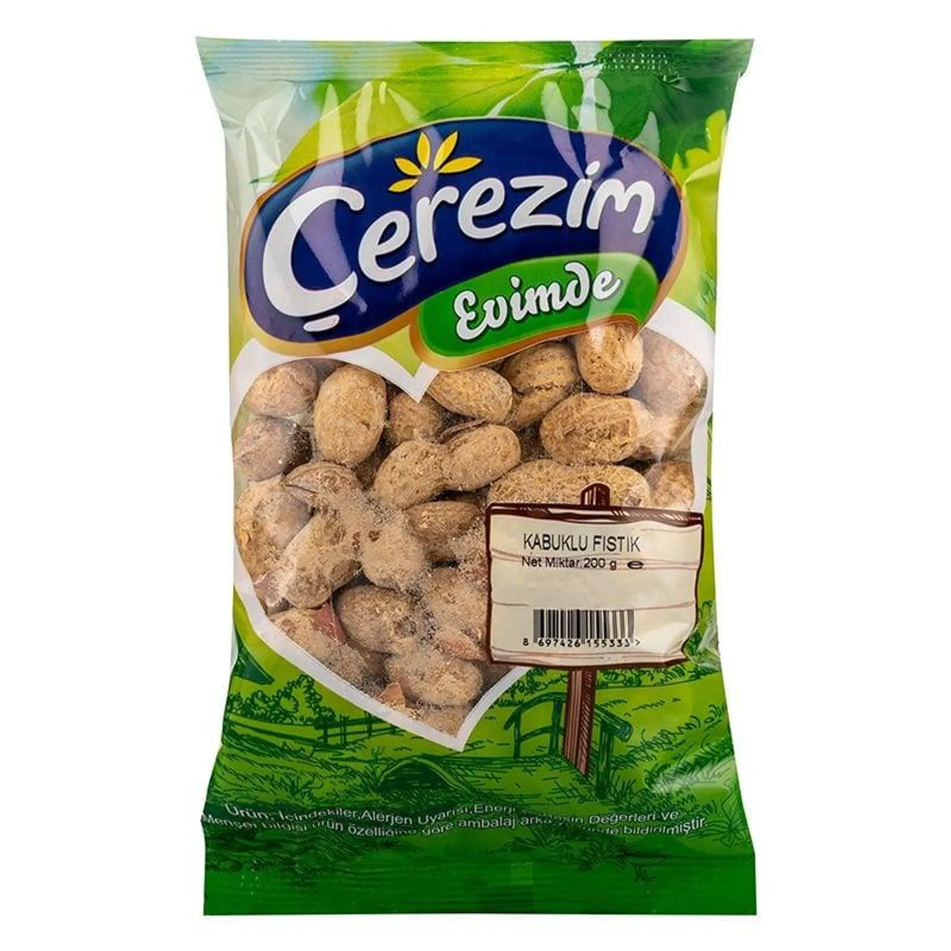 Çerezim Kabuklu Fıstık 200 Gr