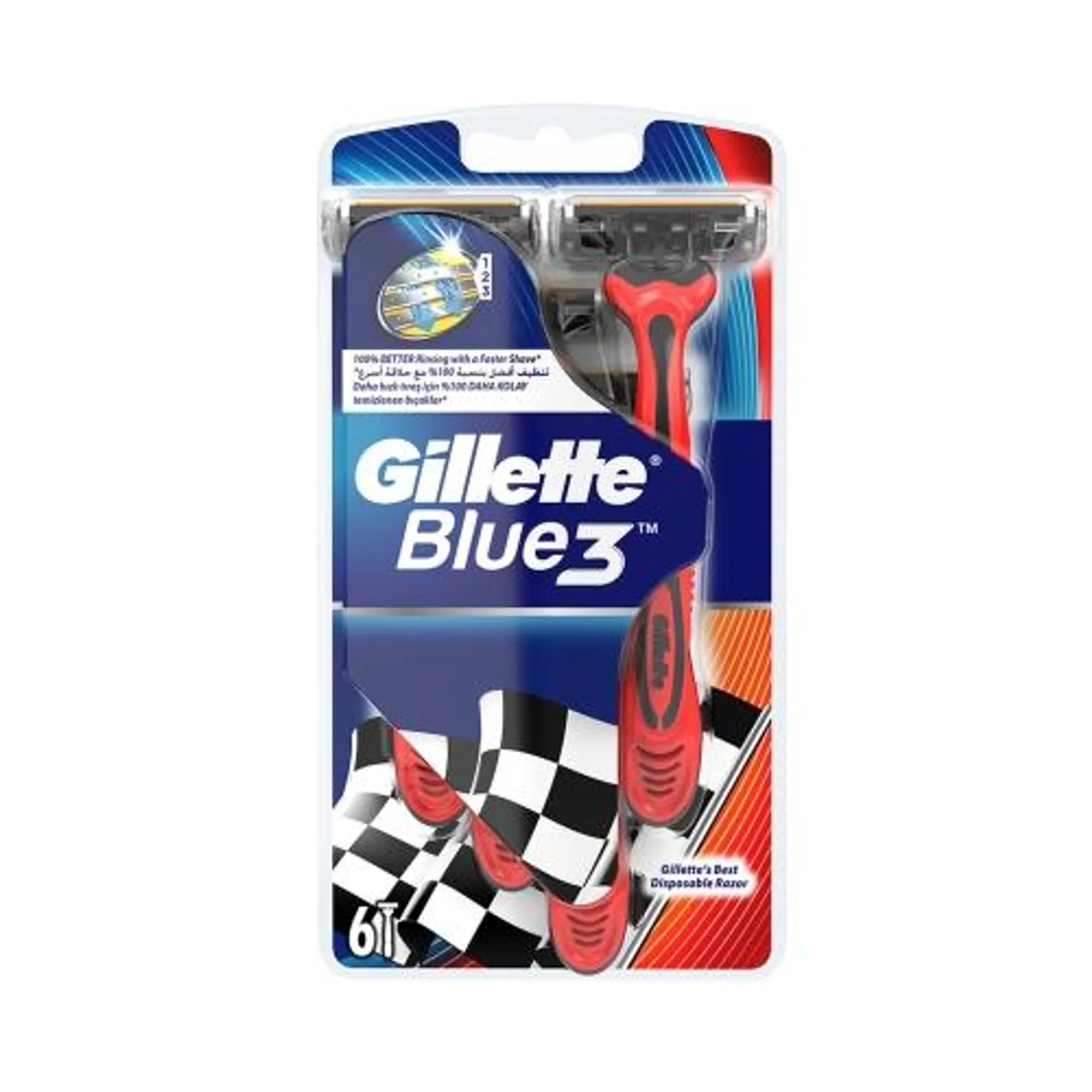 Gillette Blue3 Comfort Kullan At Tıraş Bıçağı 6+2