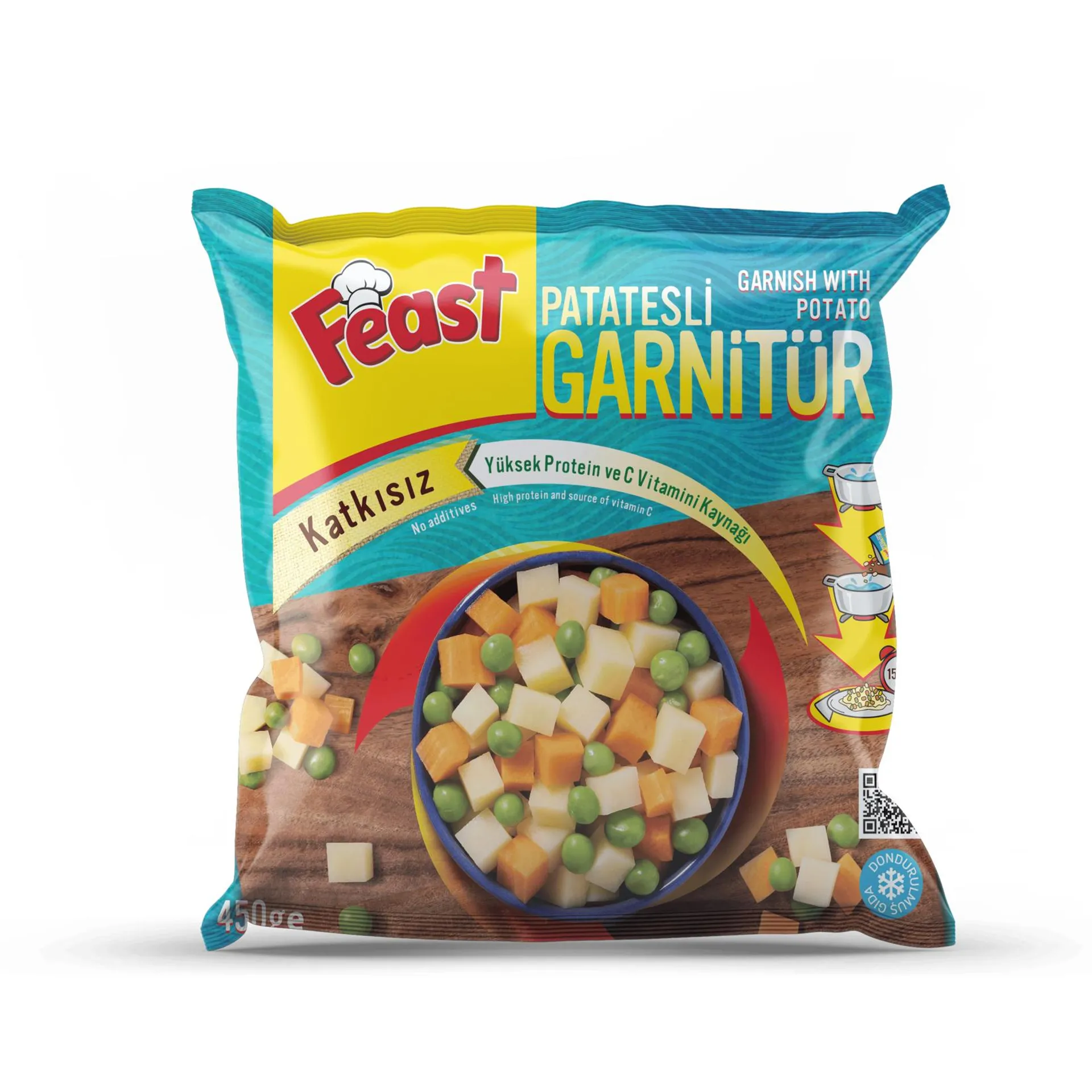 Feast Patatesli Garnitür 450G