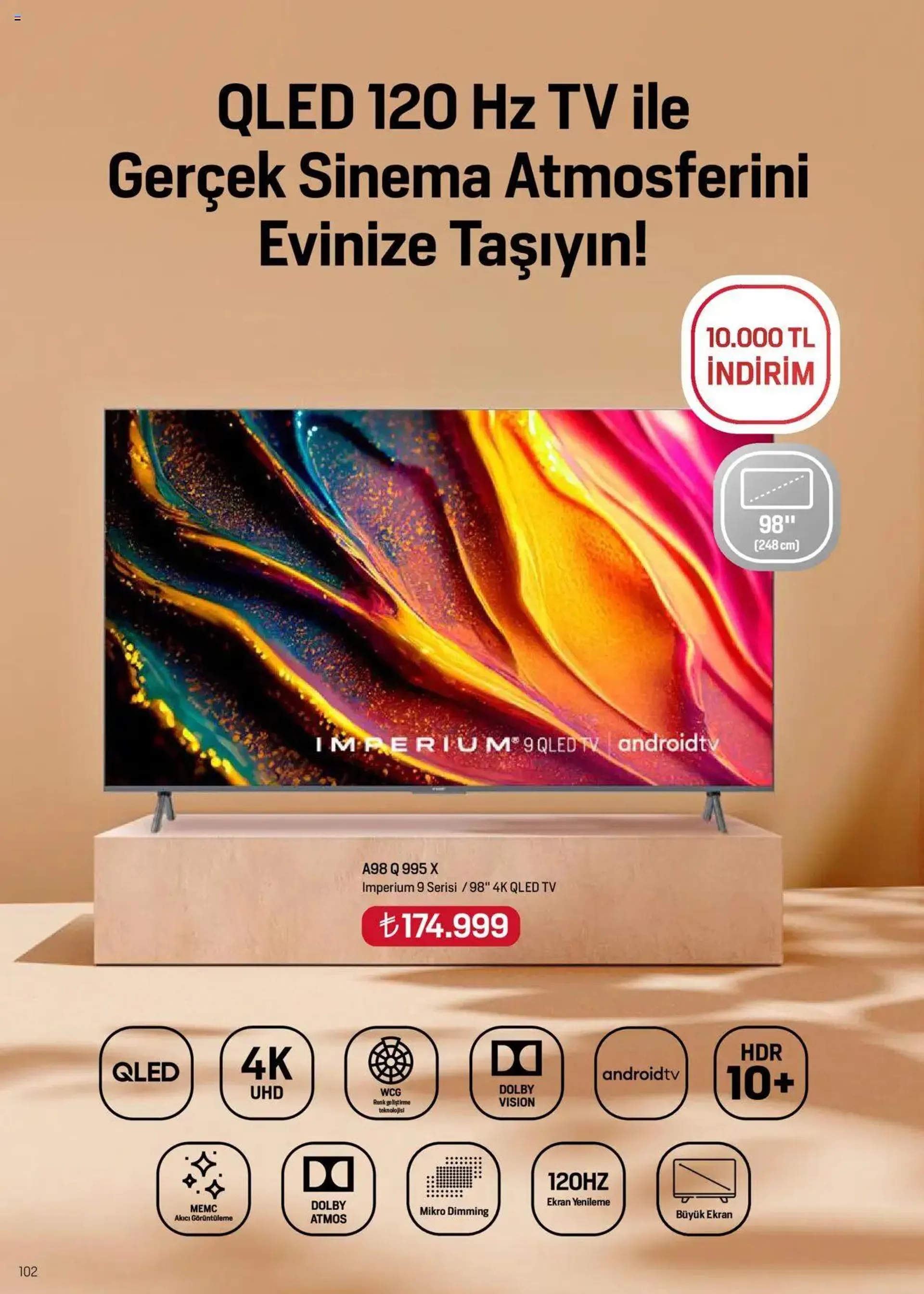 Katalog Arçelik Katalog 1 Ekim - 15 Ekim 2024 - aktüel Sayfa 99