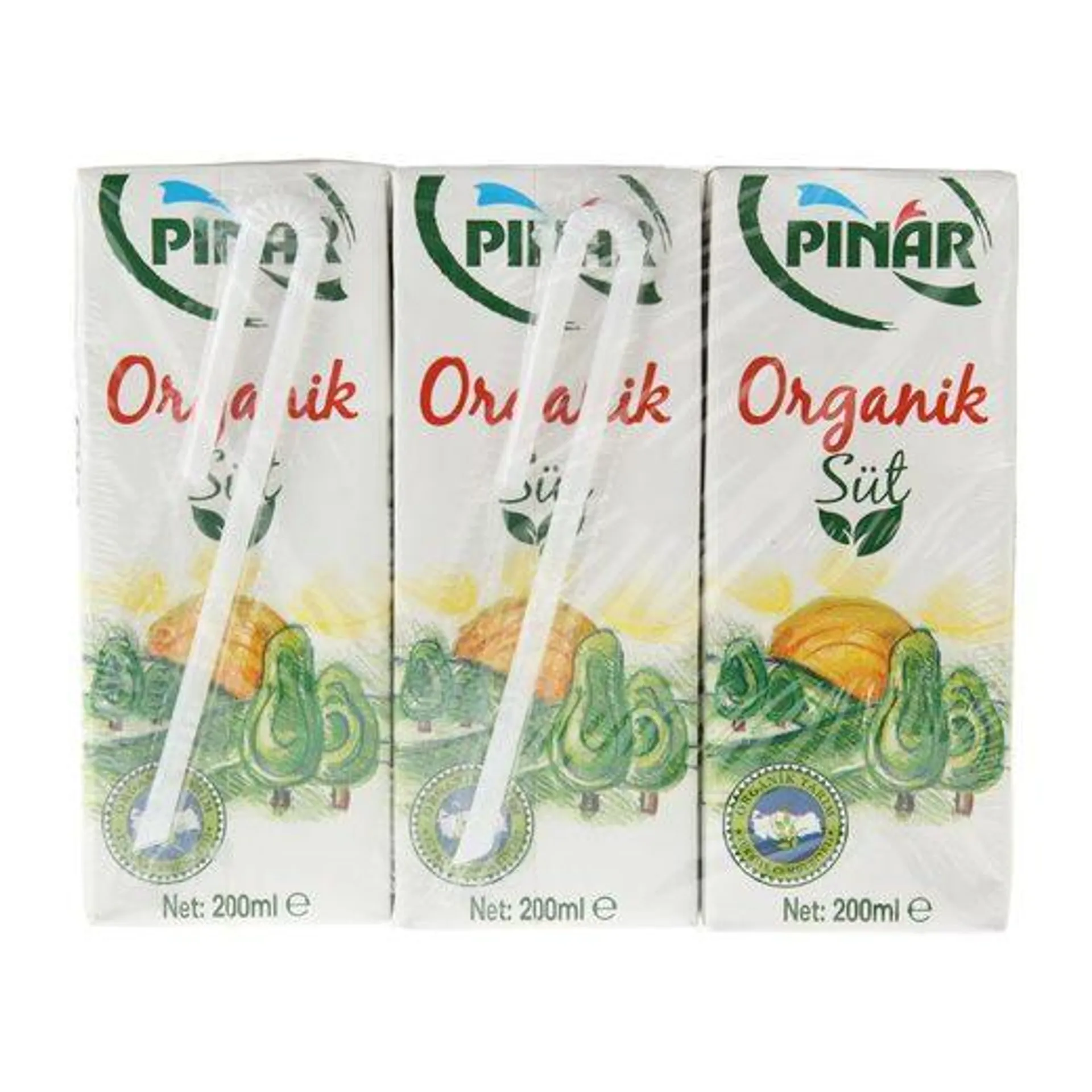 Pınar Organik Süt 6X200 ml