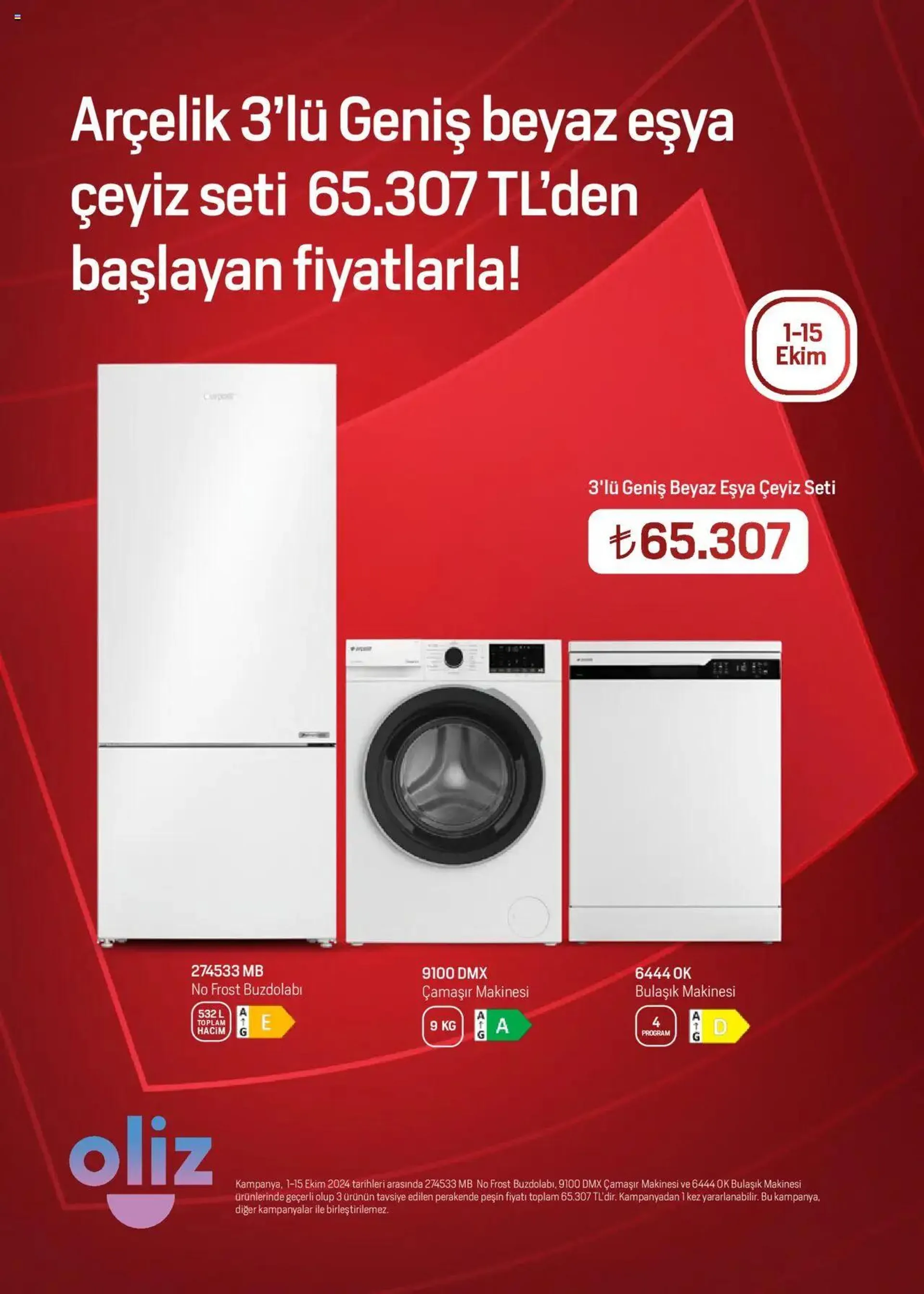 Katalog Arçelik Katalog 1 Ekim - 15 Ekim 2024 - aktüel Sayfa 6