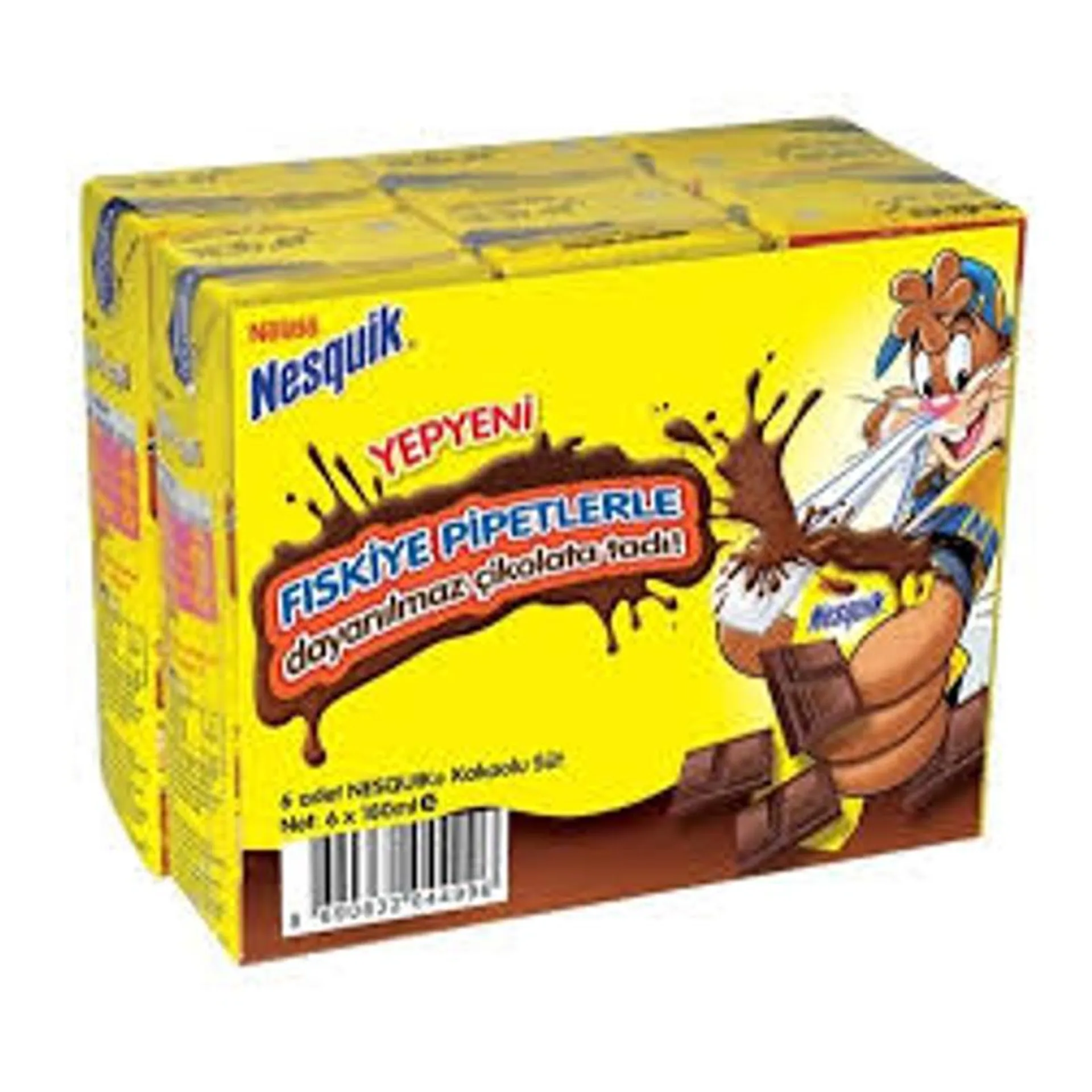 Nesquik Süt 180 Ml*6 Li Kakaolu