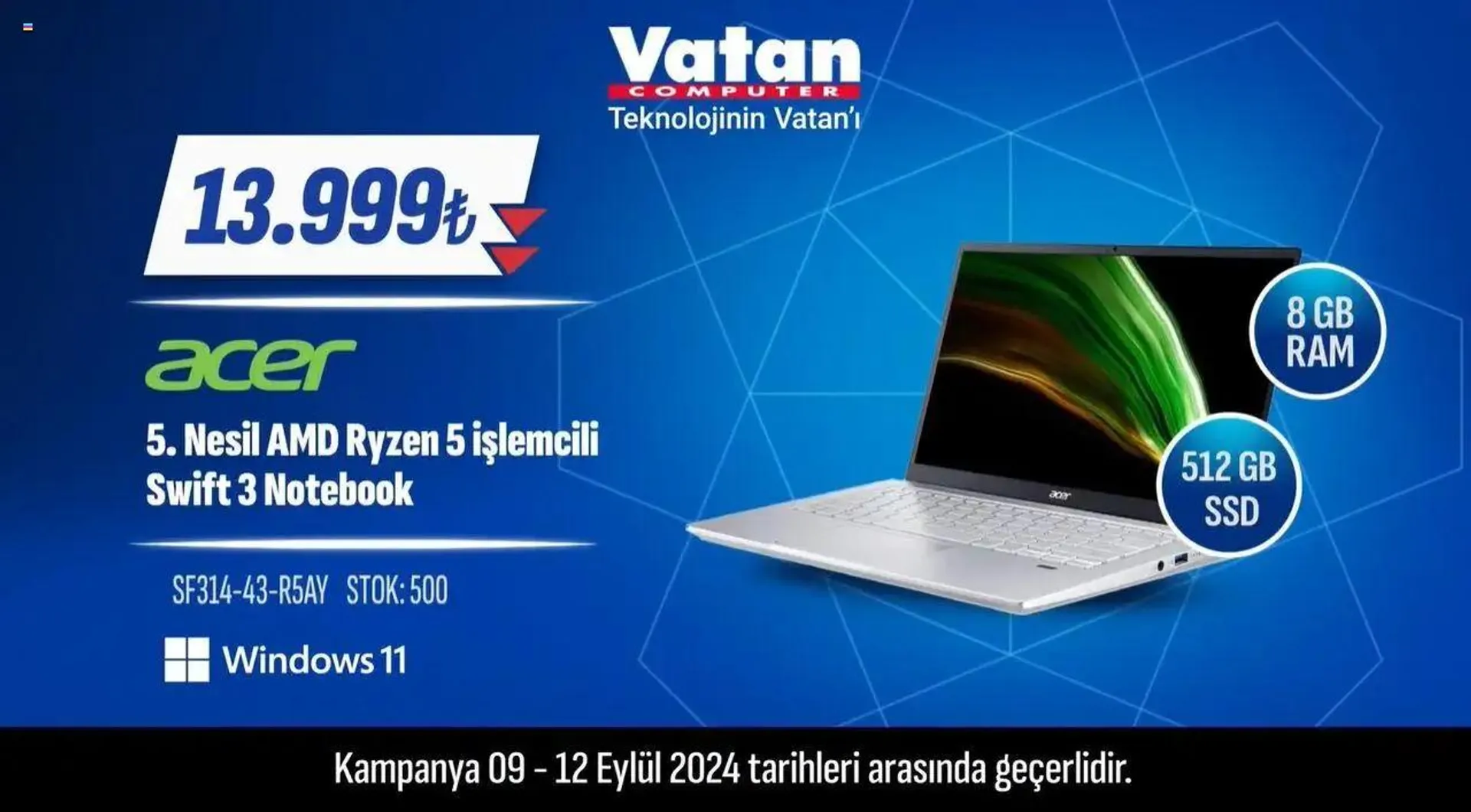 Katalog Vatan Bilgisayar Indirim 9 Eylül - 12 Eylül 2024 - aktüel Sayfa 2