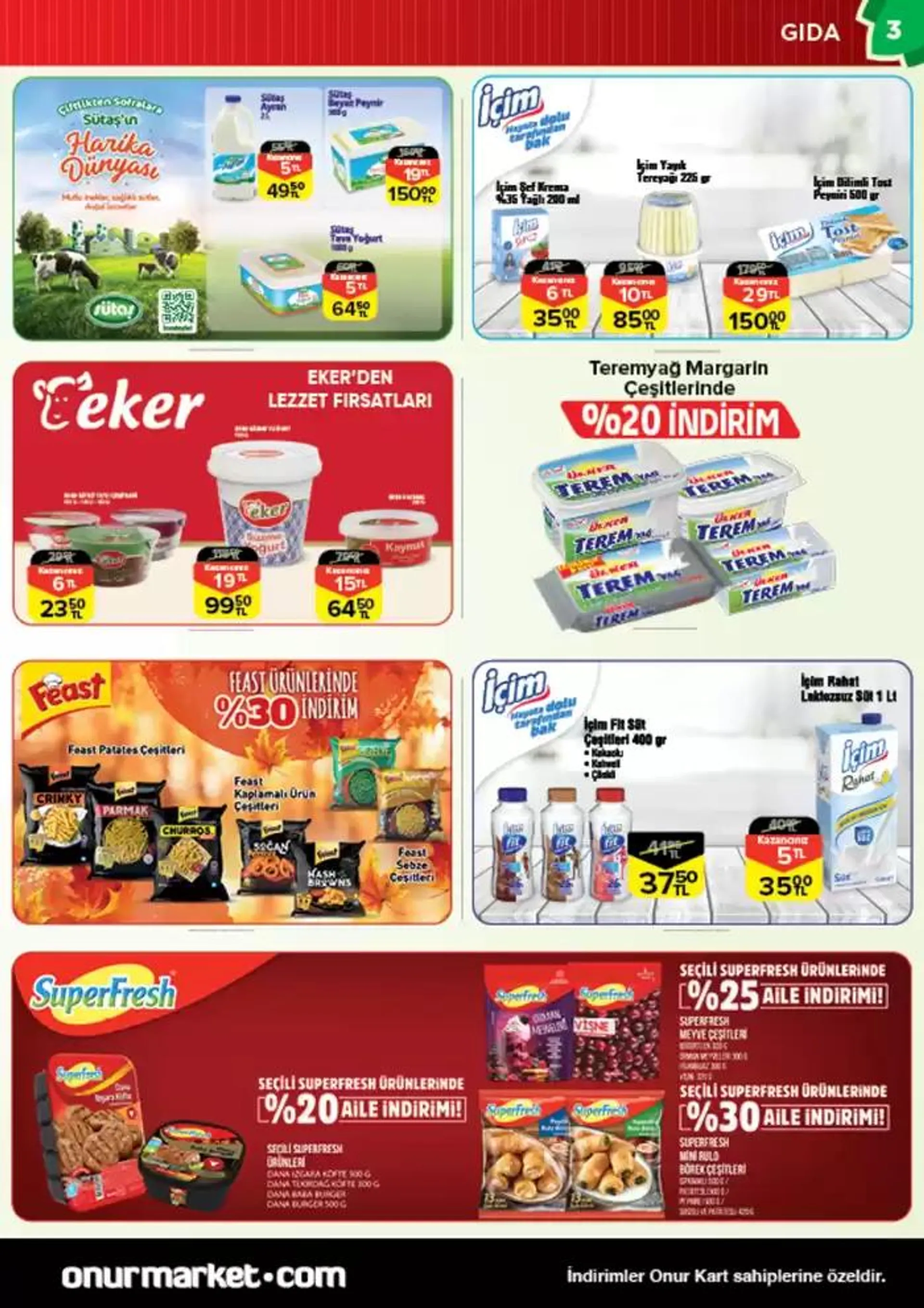 Katalog Onur Market Katalog 10 Ekim - 24 Ekim 2024 - aktüel Sayfa 3