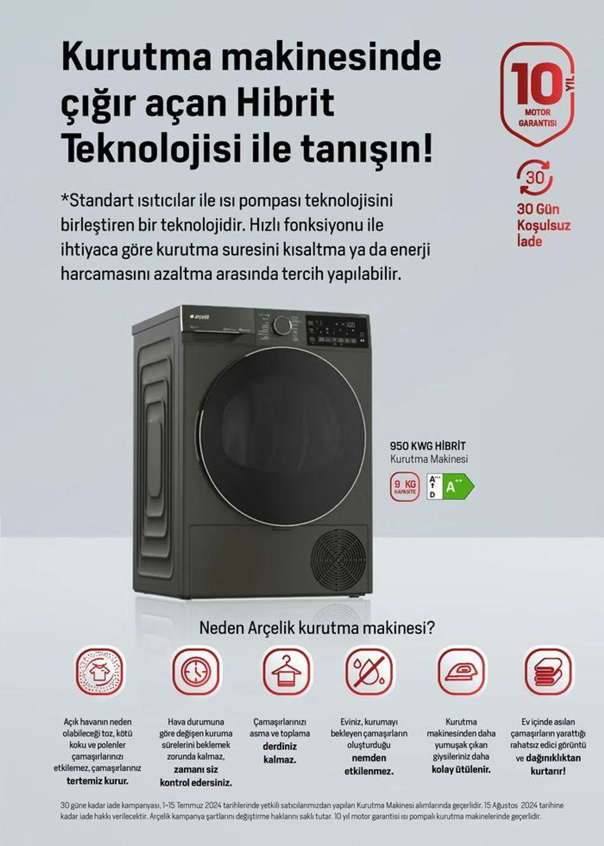 Katalog Arçelik Genel Kataloğu 4 Temmuz - 18 Temmuz 2024 - aktüel Sayfa 21