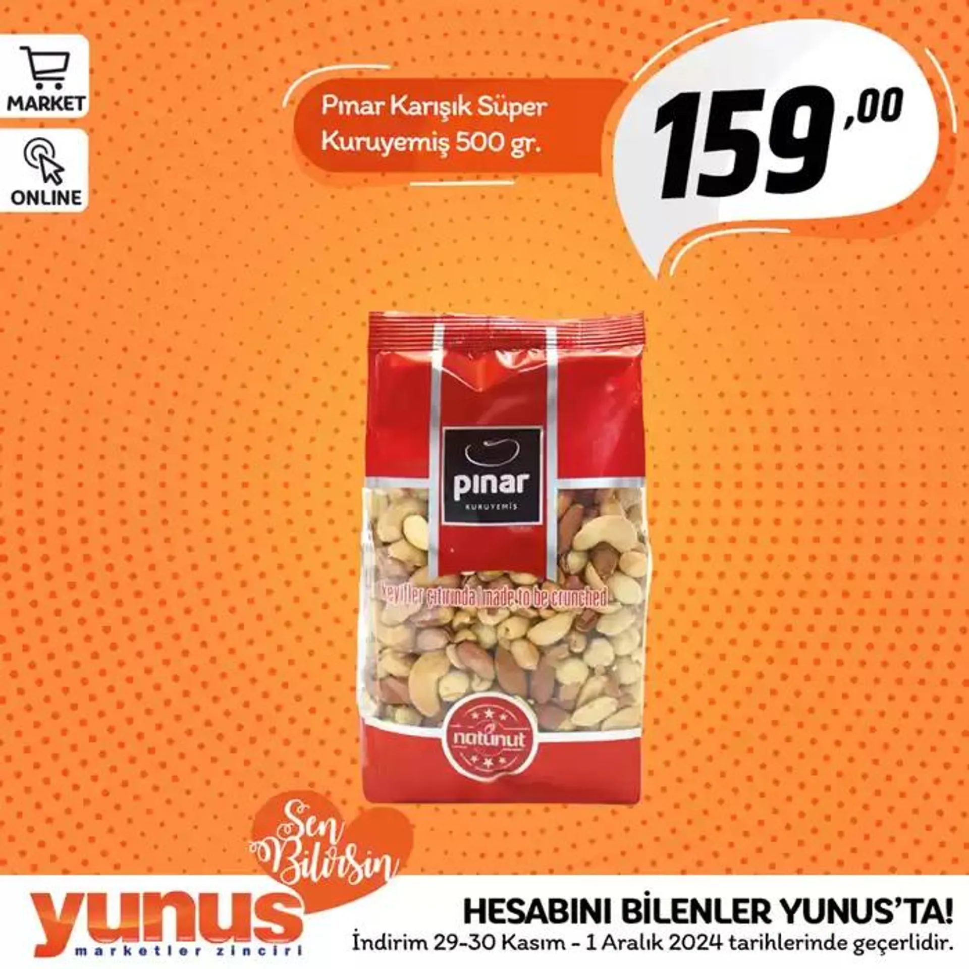 Katalog Yunus Market katalog 30 Kasım - 14 Aralık 2024 - aktüel Sayfa 7