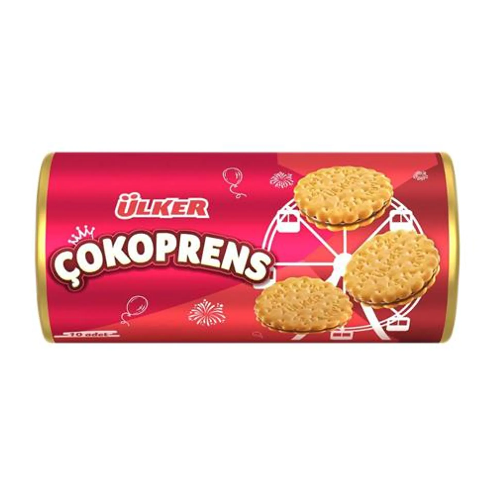 Ülker Çokoprens Bisküvi 10'lu 300 Gr