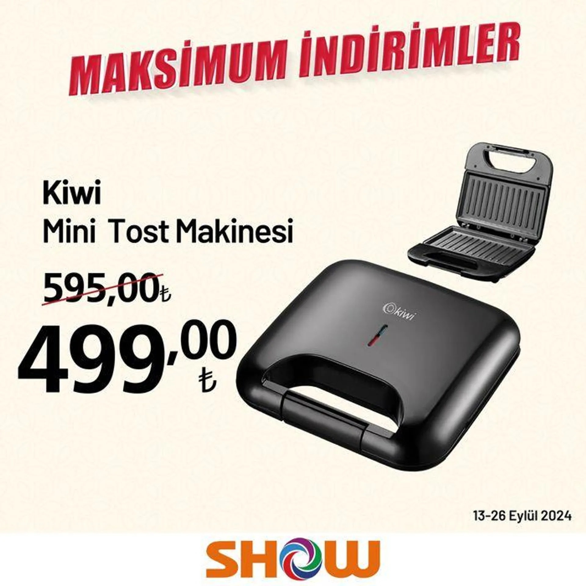 Katalog MAKSIMUM iNDiRiMLER 18 Eylül - 2 Ekim 2024 - aktüel Sayfa 3