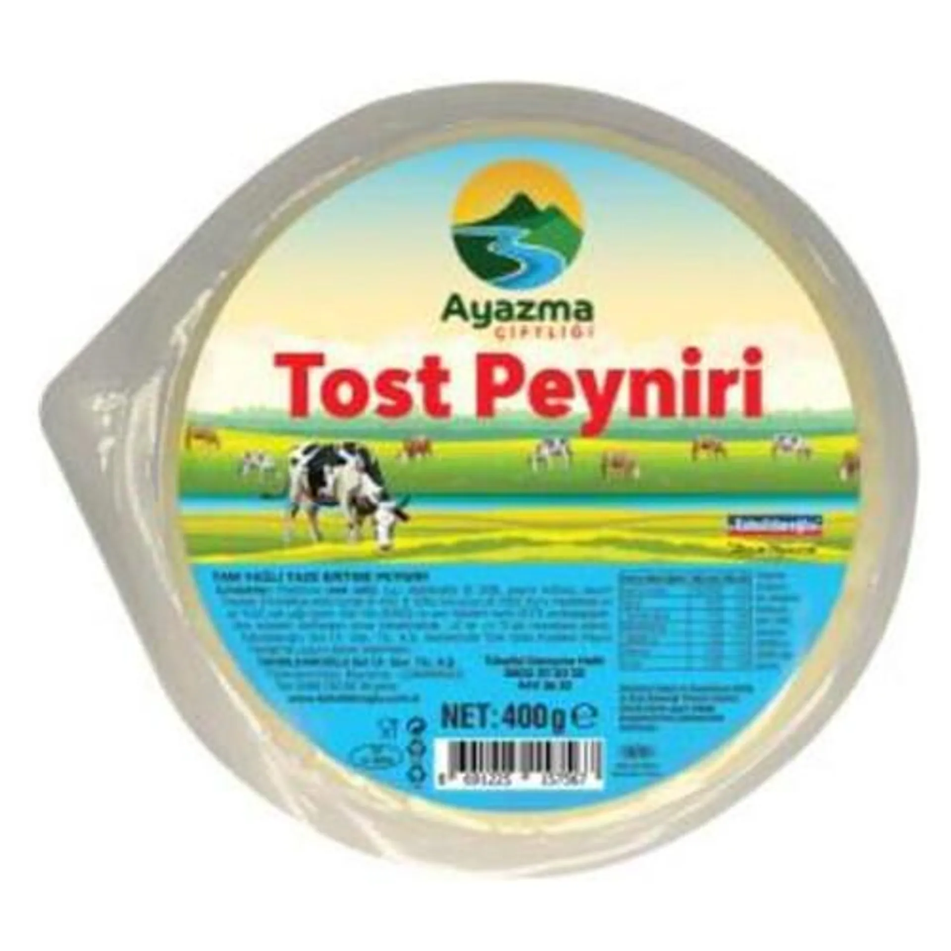 Tahsildaroğlu Ayazma Çift.Tost Peyniri 400 Gr