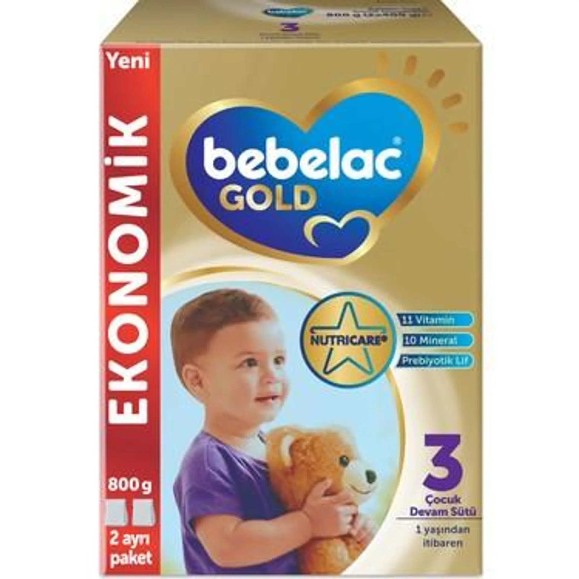 Nutricia Bebelac Gold Vitamin Prebiyotik 800 Gr 3