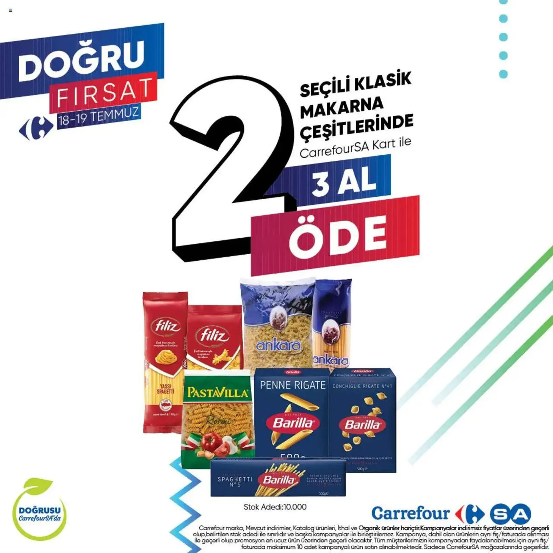 Katalog CarrefourSA 1 Alana 1 Bedava 18 Temmuz - 21 Temmuz 2024 - aktüel Sayfa 2