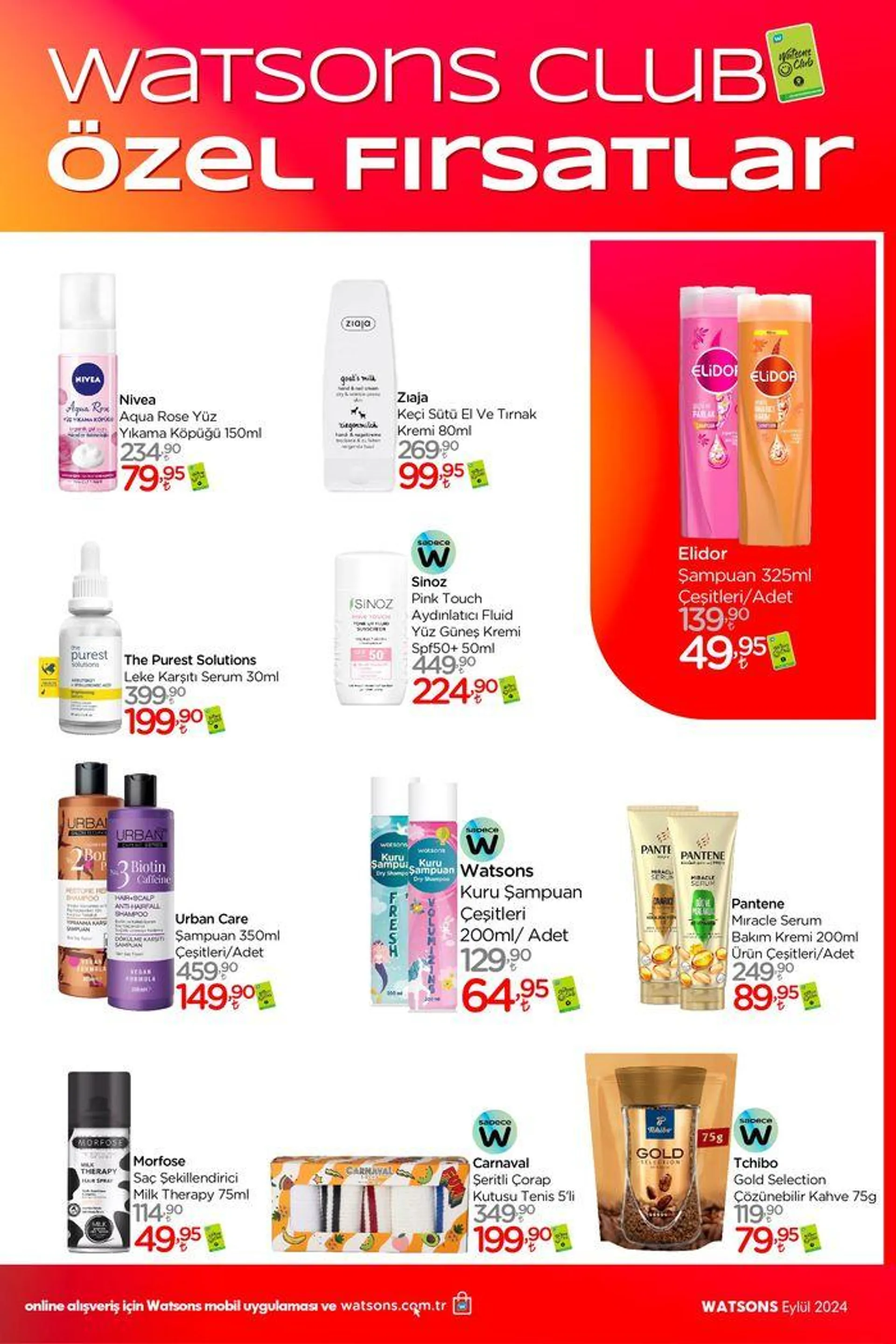 Katalog Watsons - Watsons Eylül Kataloğu 2024 4 Eylül - 18 Eylül 2024 - aktüel Sayfa 3