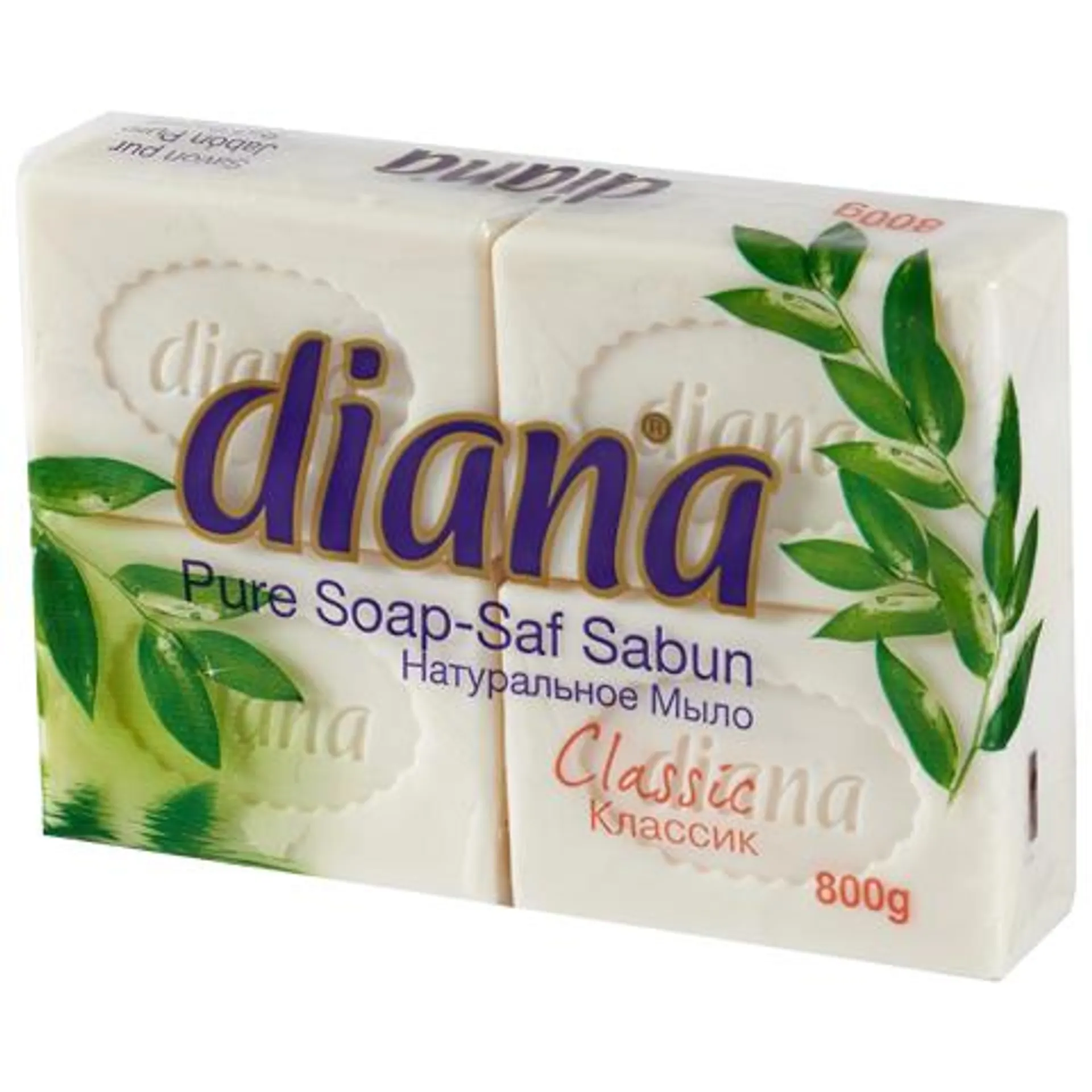 Diana Saf Beyaz Sabun 4x200 Gr Banyo