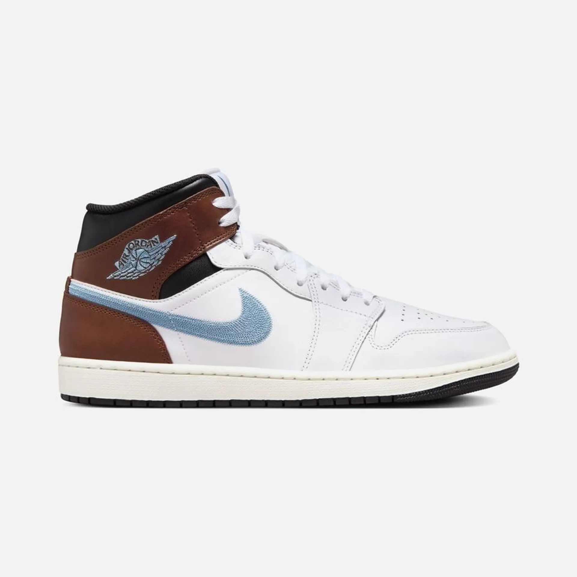 Nike Air Jordan 1 Mid SE ''Embroidered Swoosh & Brand'' Erkek Spor Ayakkabı