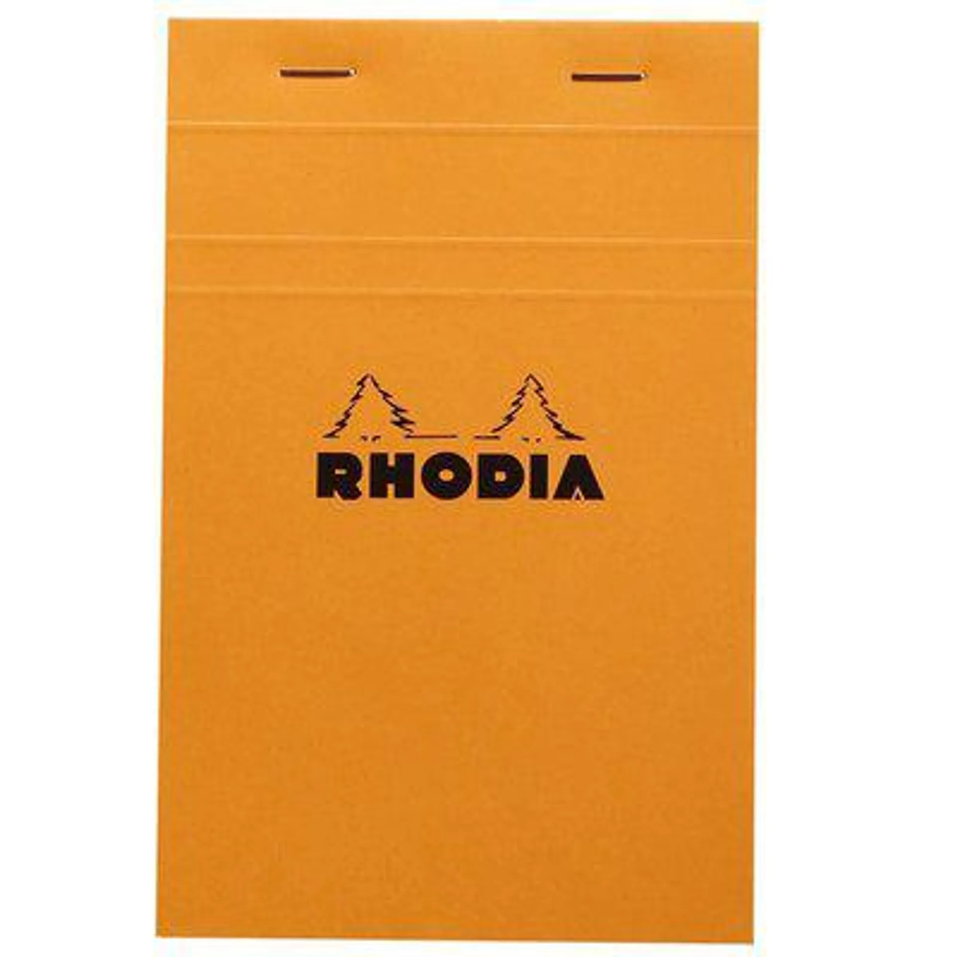 Rhodia Portakal Zımbalı Kareli 5X5 80 Yaprak 80 Gr 11 x 17 cm Bloknot Turuncu 14200