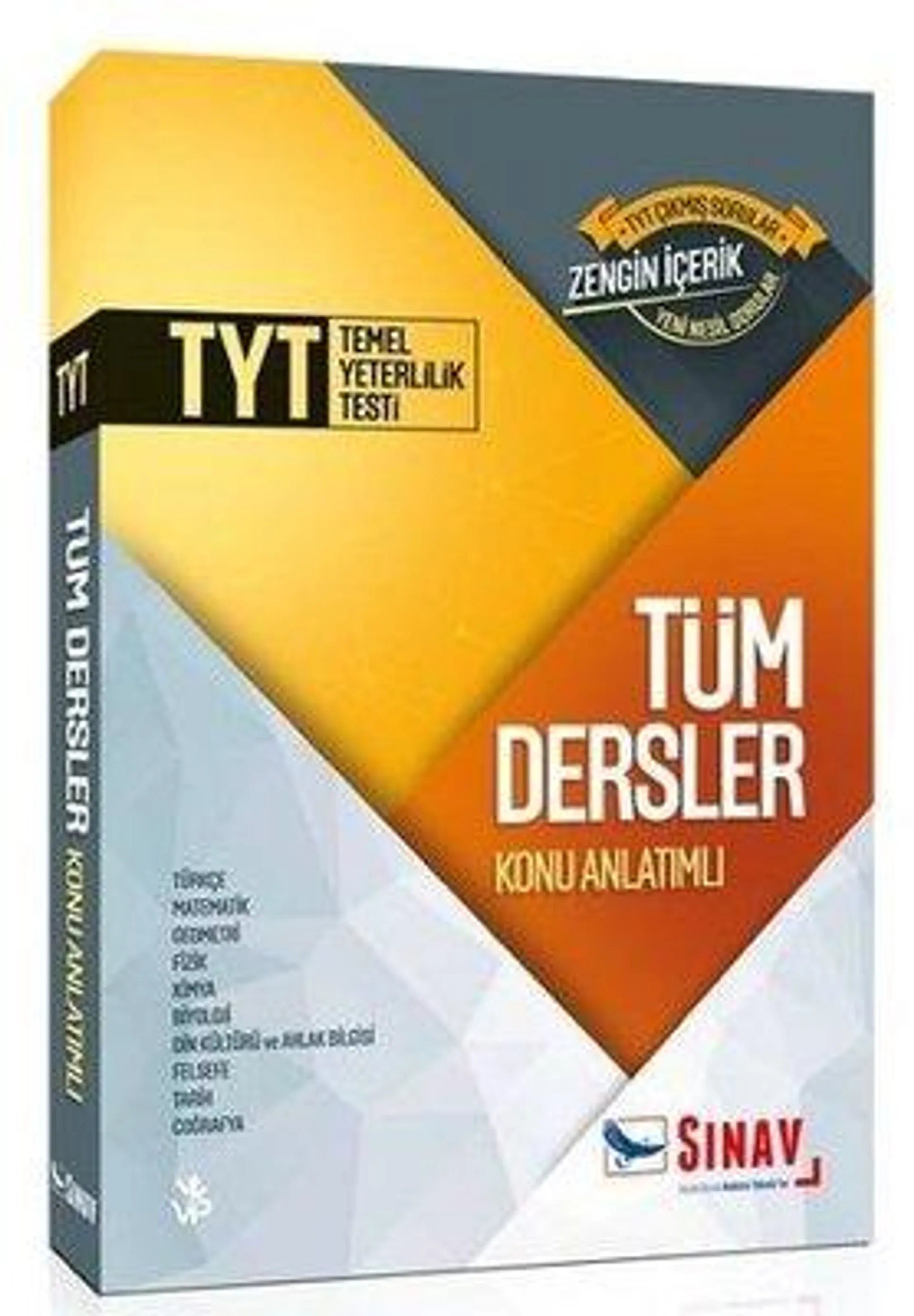 Sınav TYT Tüm Dersler Konu Anlatımlı Tek Kitap