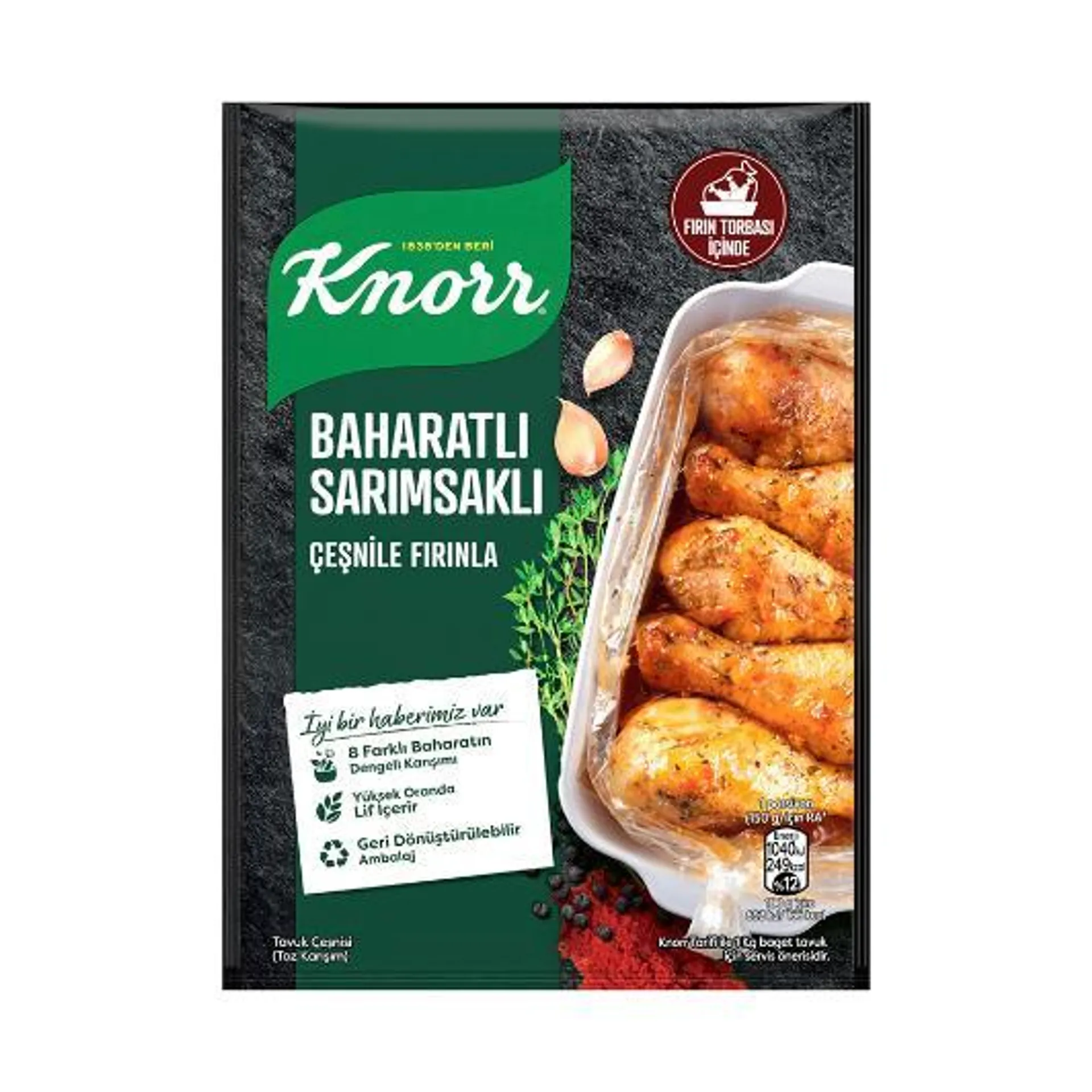 Knorr Harç Fırında Tavuk Baharatlı Sarımsaklı 34 gr