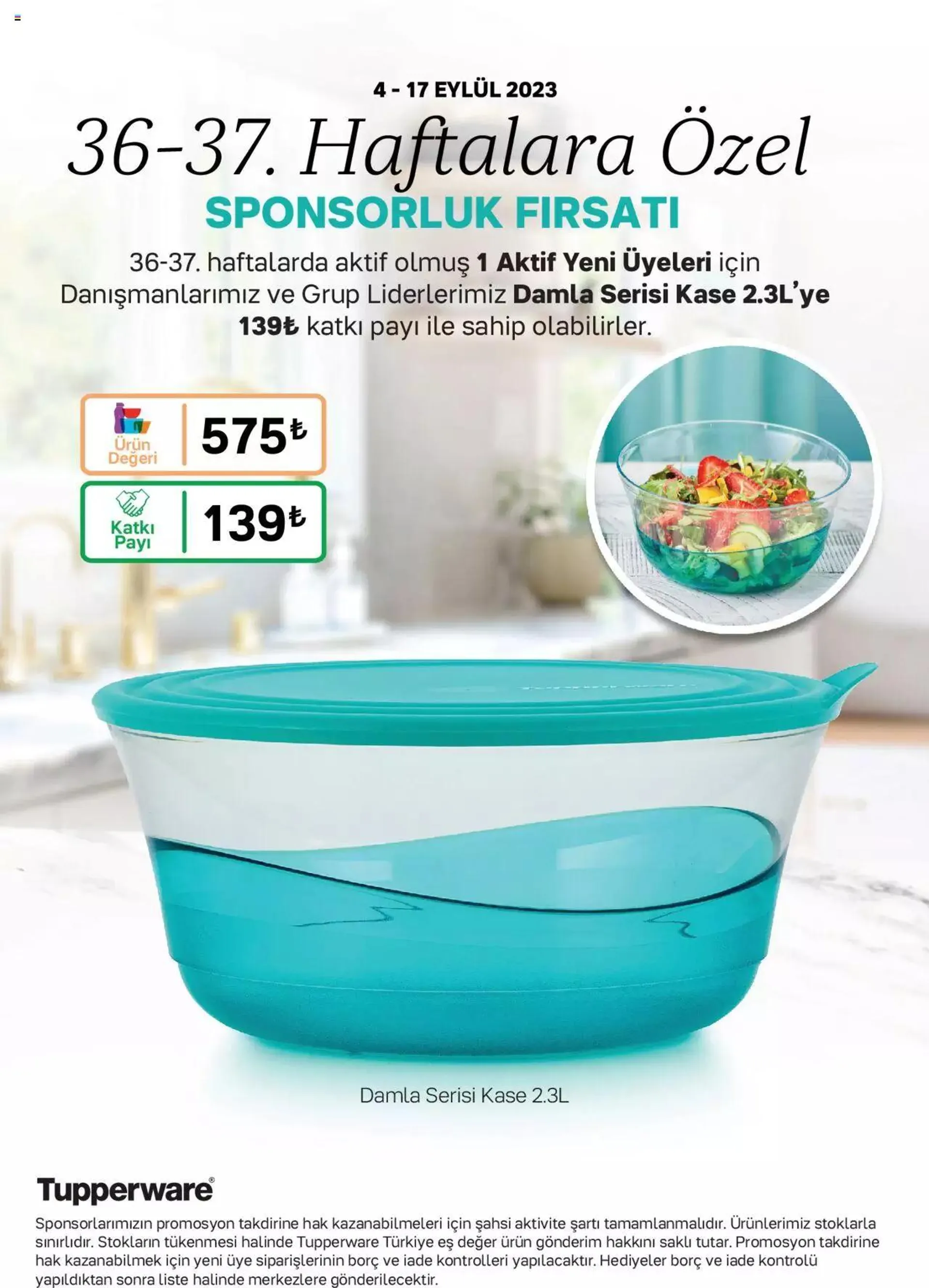 Katalog Tupperware Katalog 4 Eylül - 1 Kasım 2023 - aktüel Sayfa 54