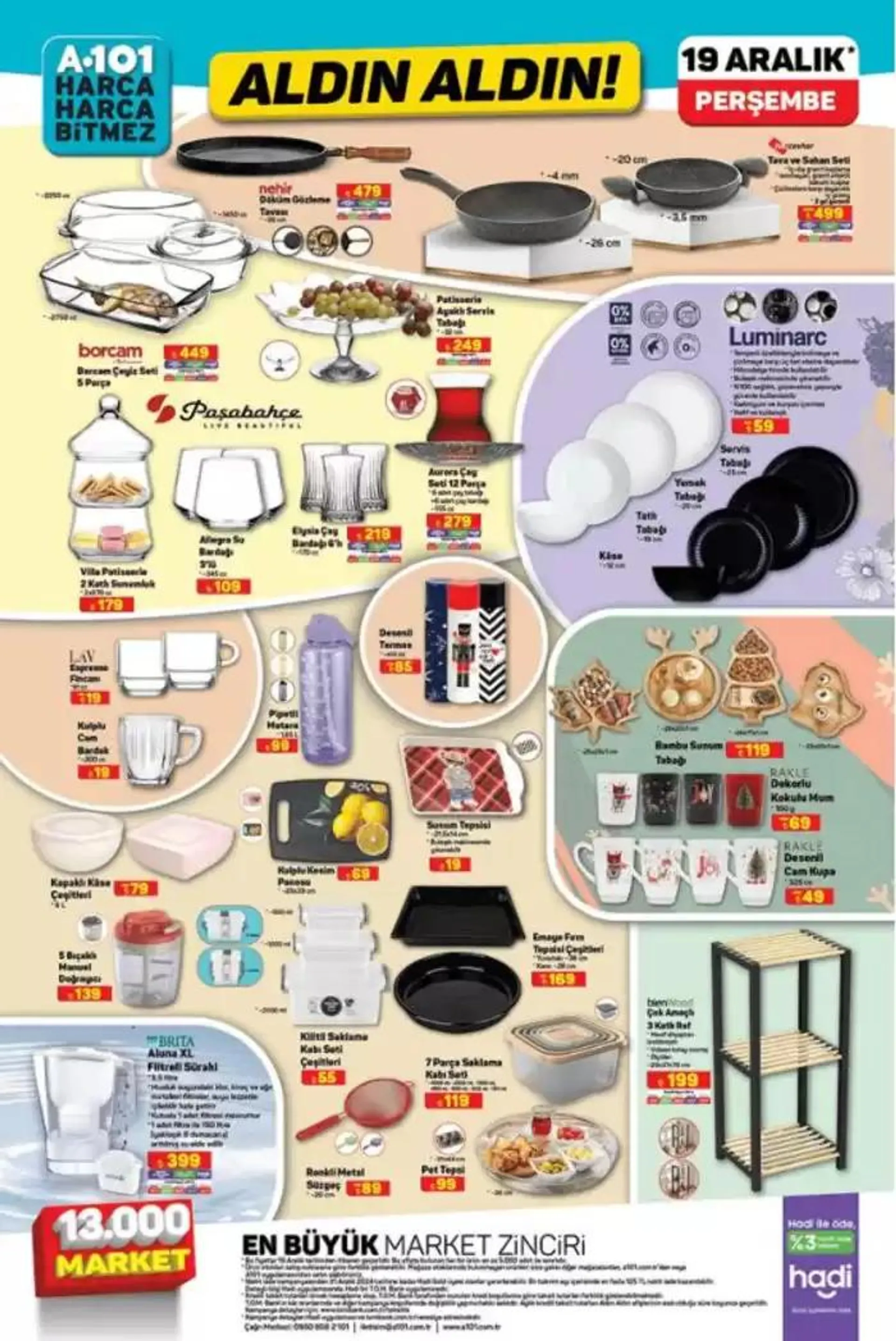 Katalog A101 19 Aralık Aldın Aldın Kataloğu 19 Aralık - 2 Ocak 2025 - aktüel Sayfa 13