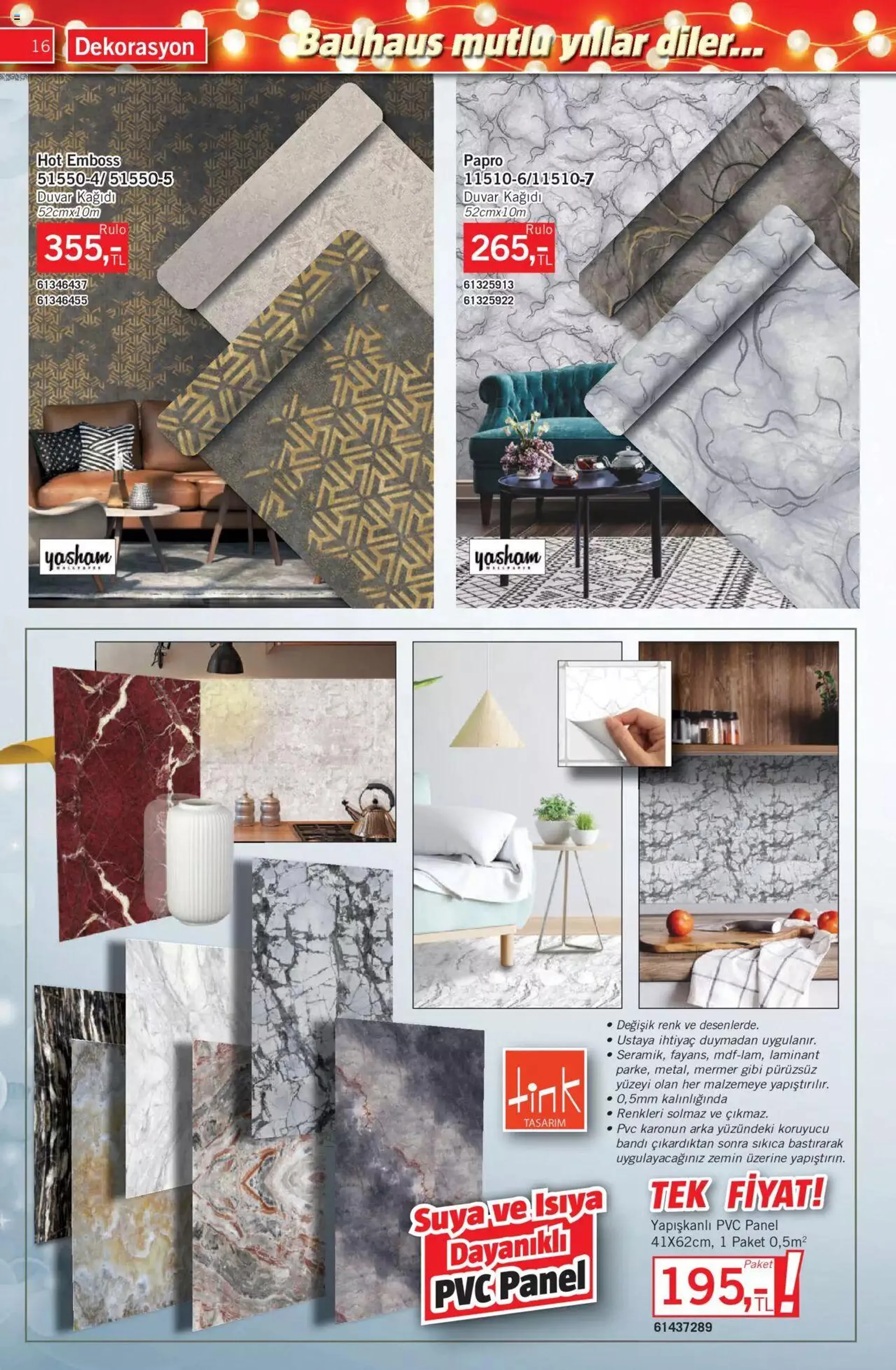 Katalog Bauhaus Katalog 2 Aralık - 5 Ocak 2024 - aktüel Sayfa 16