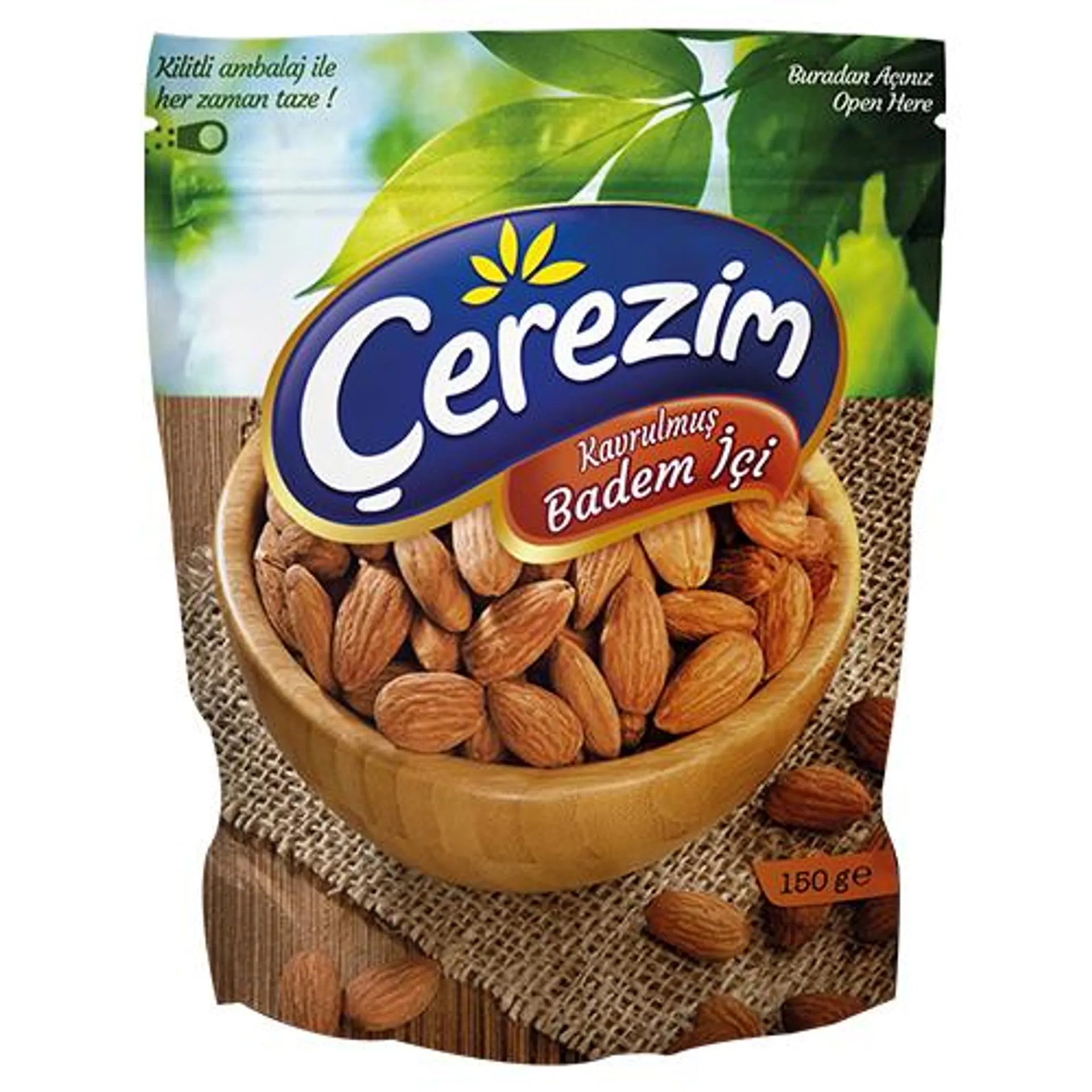 Çerezim Kavrulmuş Badem İçi 150 Gr