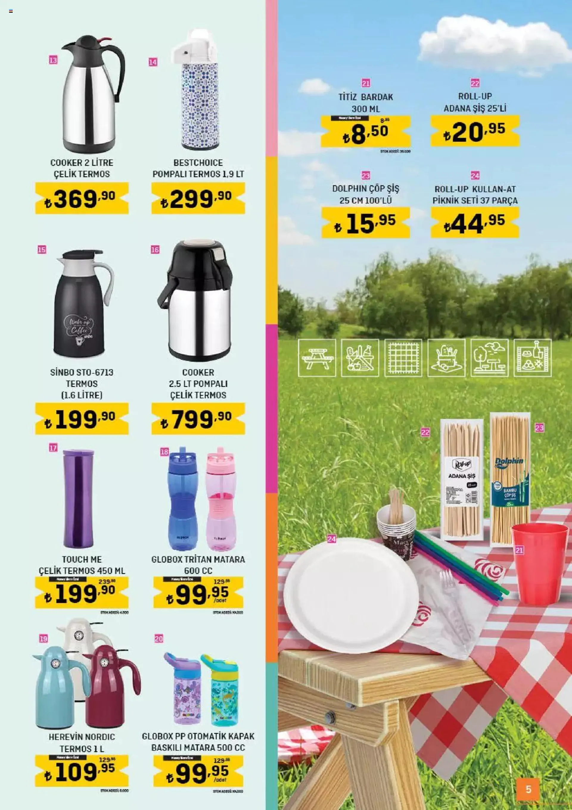 Katalog Migros Katalog - Güncel Bahçe-Piknik 14 Nisan - 31 Ağustos 2023 - aktüel Sayfa 5