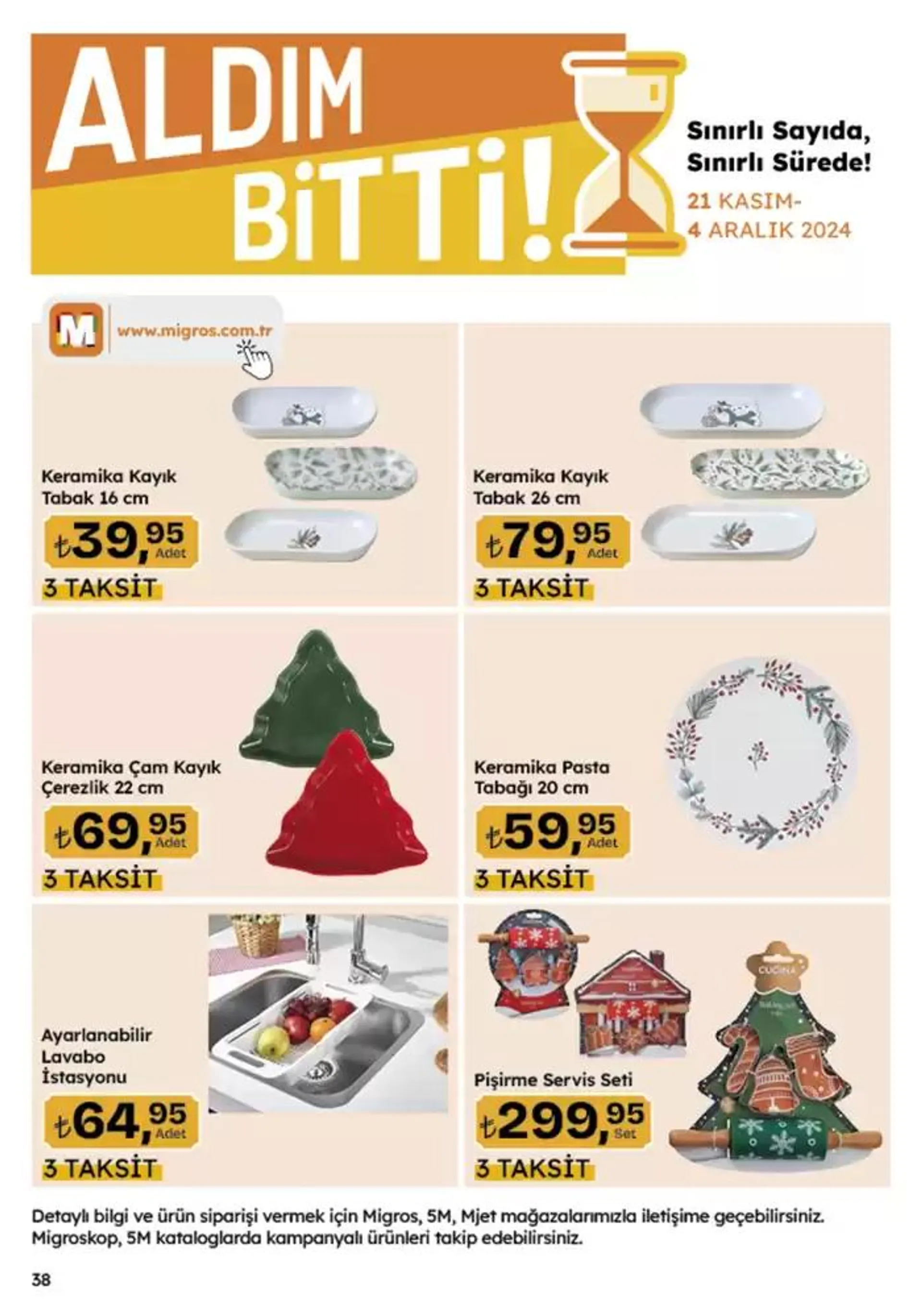 Katalog Migros katalog 21 Kasım - 4 Aralık 2024 - aktüel Sayfa 109