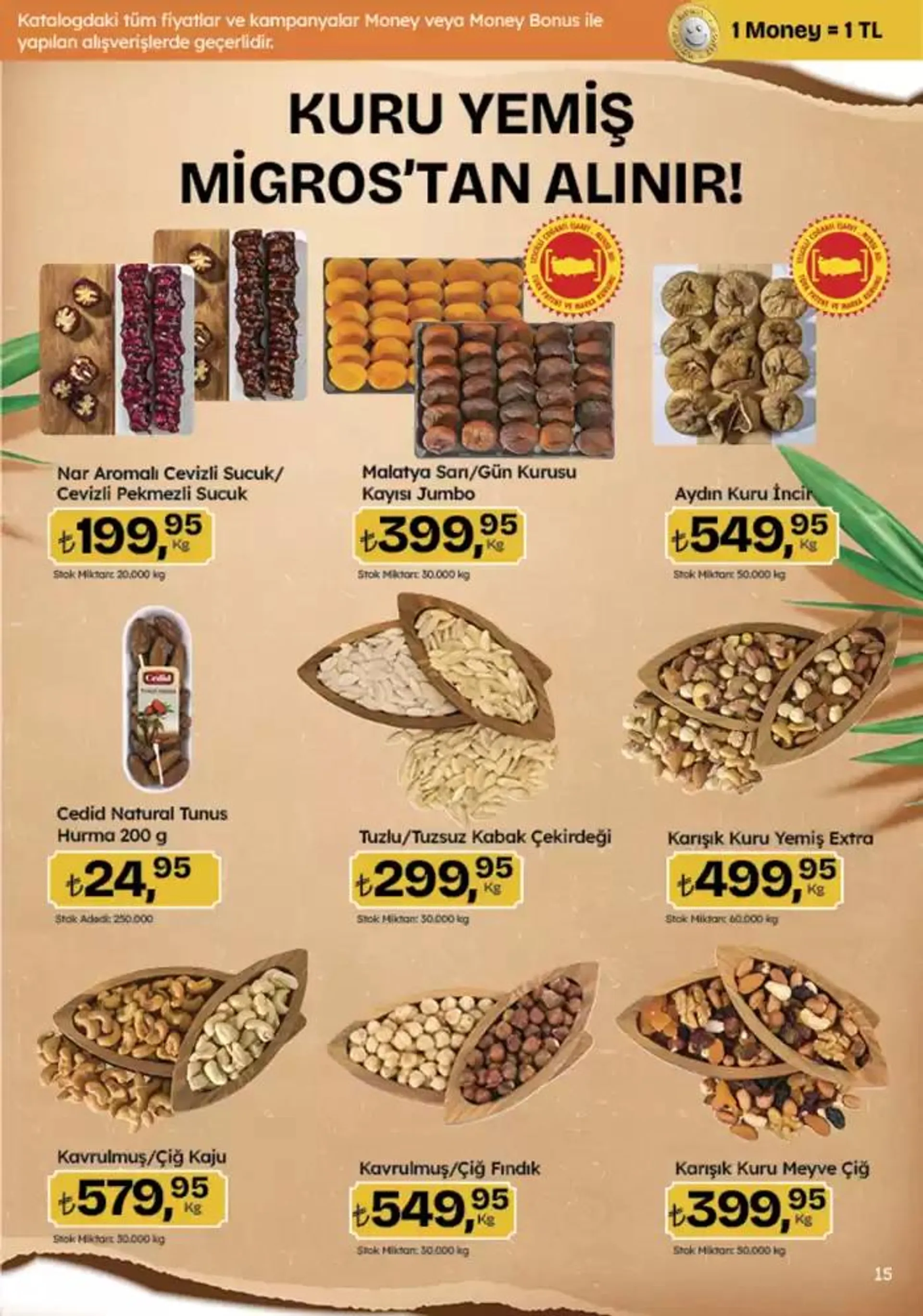 Katalog Migros katalog 24 Ekim - 7 Kasım 2024 - aktüel Sayfa 15