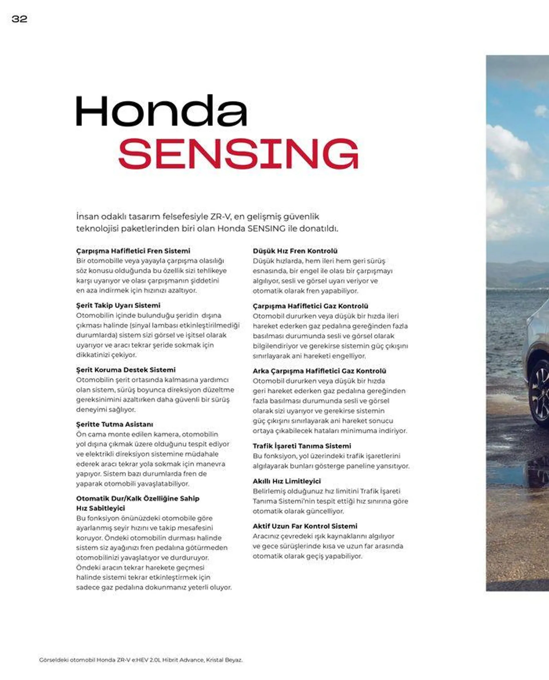 Katalog Honda ZR-V e:HEV 29 Ocak - 29 Ocak 2025 - aktüel Sayfa 32