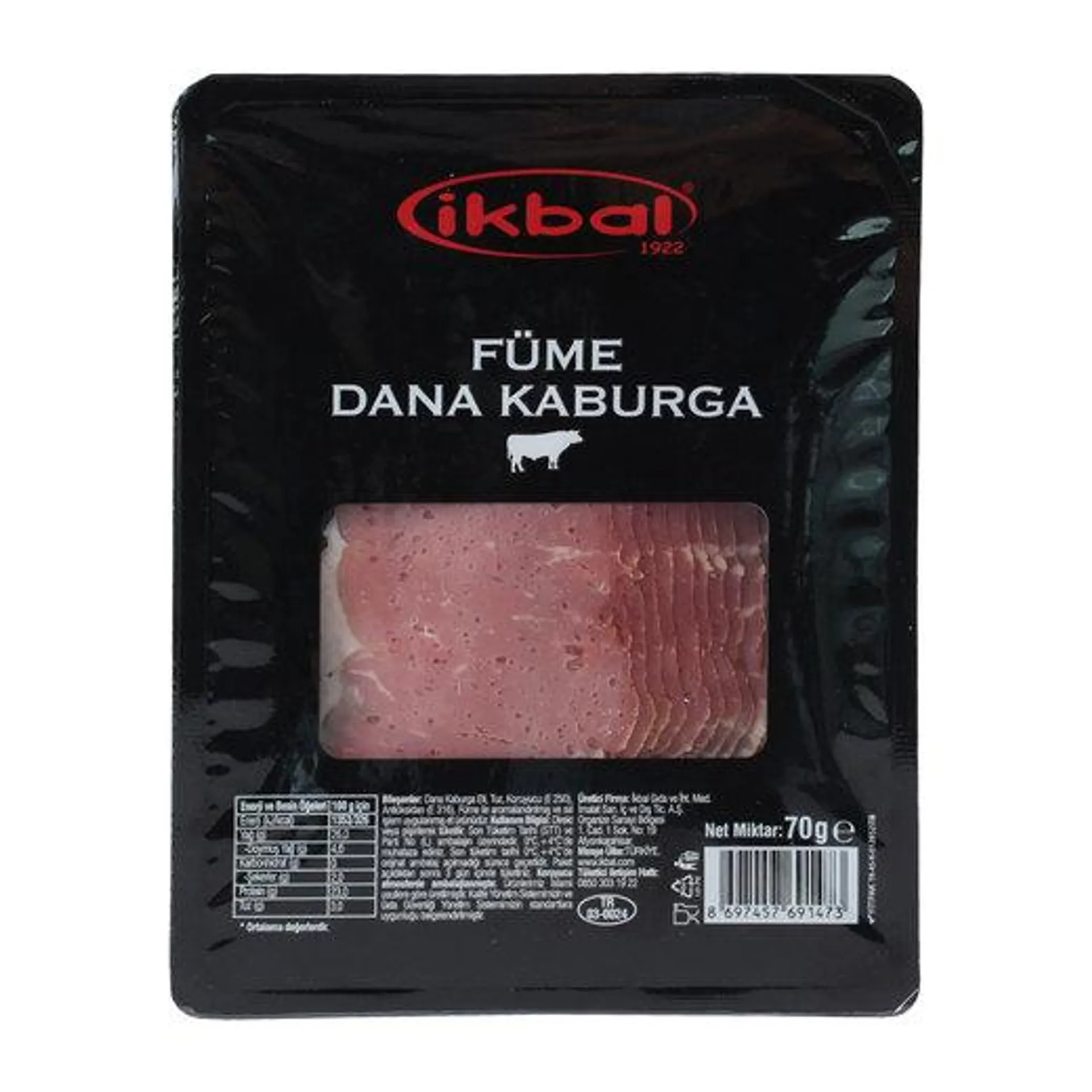 İkbal Füme Kaburga 70 gr