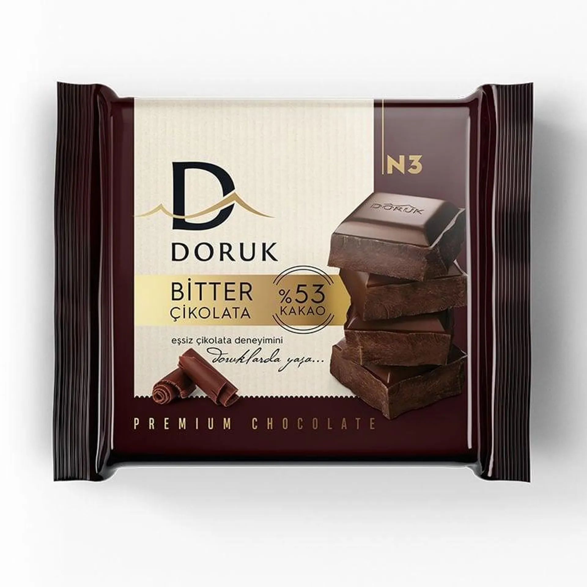 Doruk Bitter (%53 Kakaolu) Çikolata 60 Gr