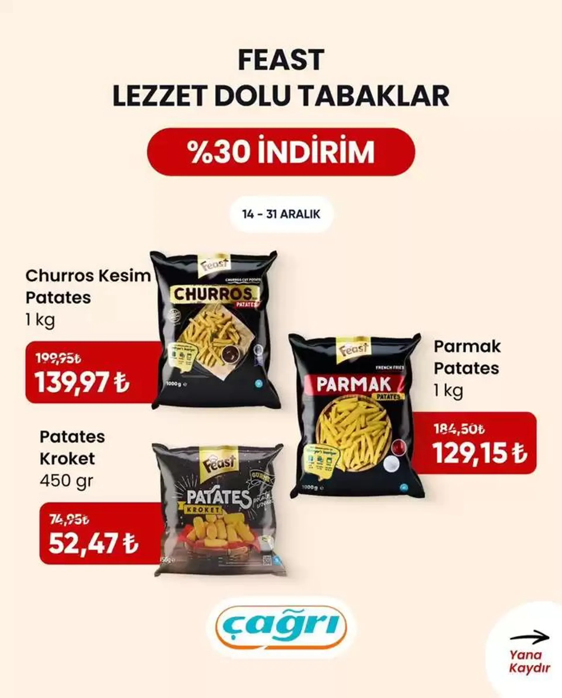 Katalog Çağrı Market katalog 19 Aralık - 2 Ocak 2025 - aktüel Sayfa 8