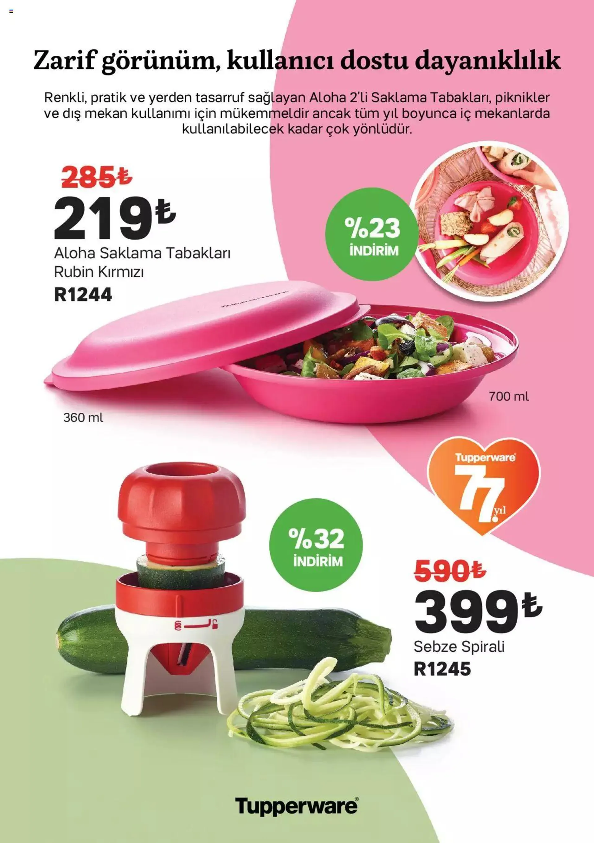 Katalog Tupperware Katalog 4 Eylül - 1 Kasım 2023 - aktüel Sayfa 9