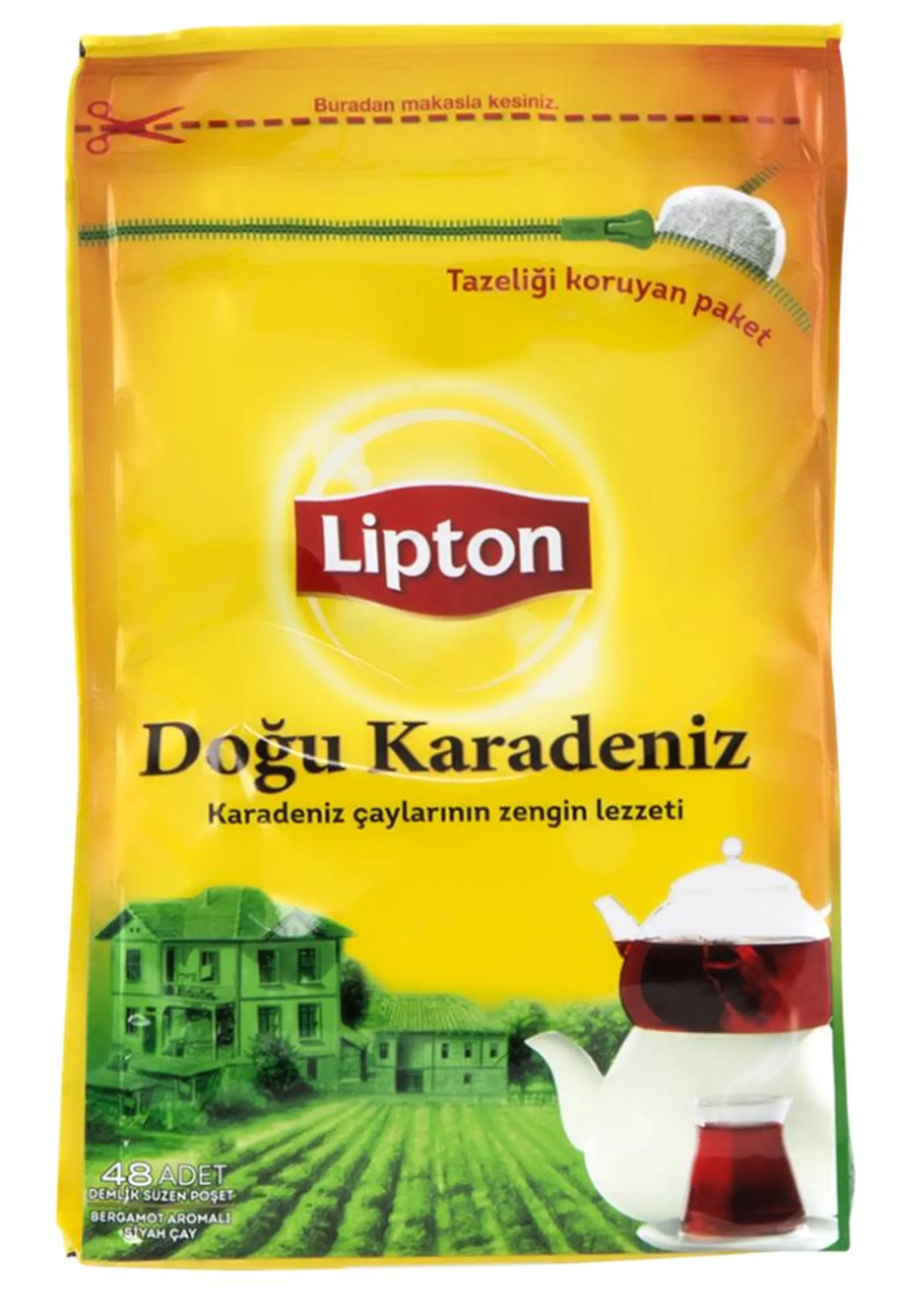 Lipton Doğu Karadeniz Demlik Poşet Çay 48x3,2 g