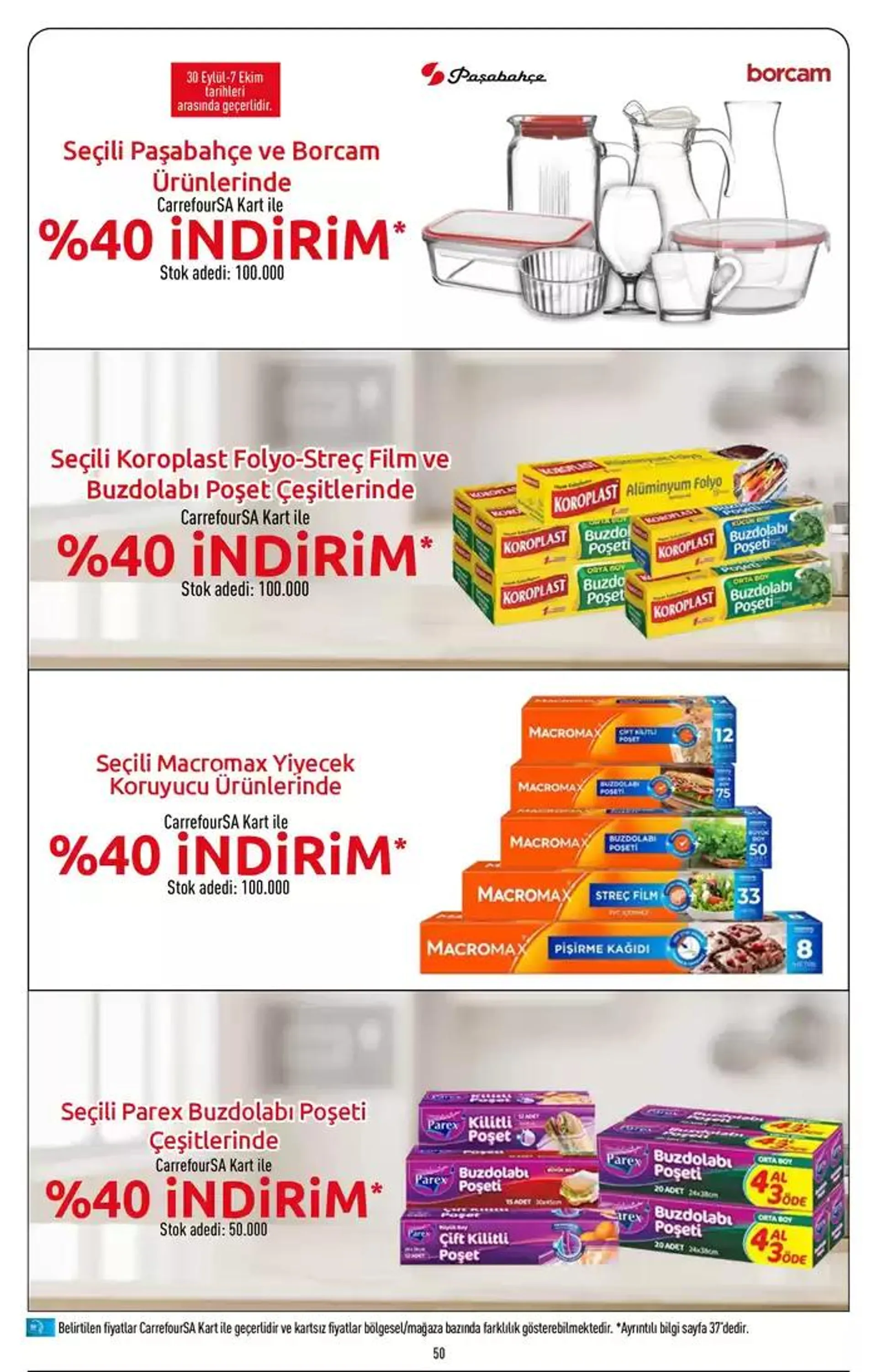 Katalog Özel fırsatlar ve indirimler 1 Ekim - 9 Ekim 2024 - aktüel Sayfa 50