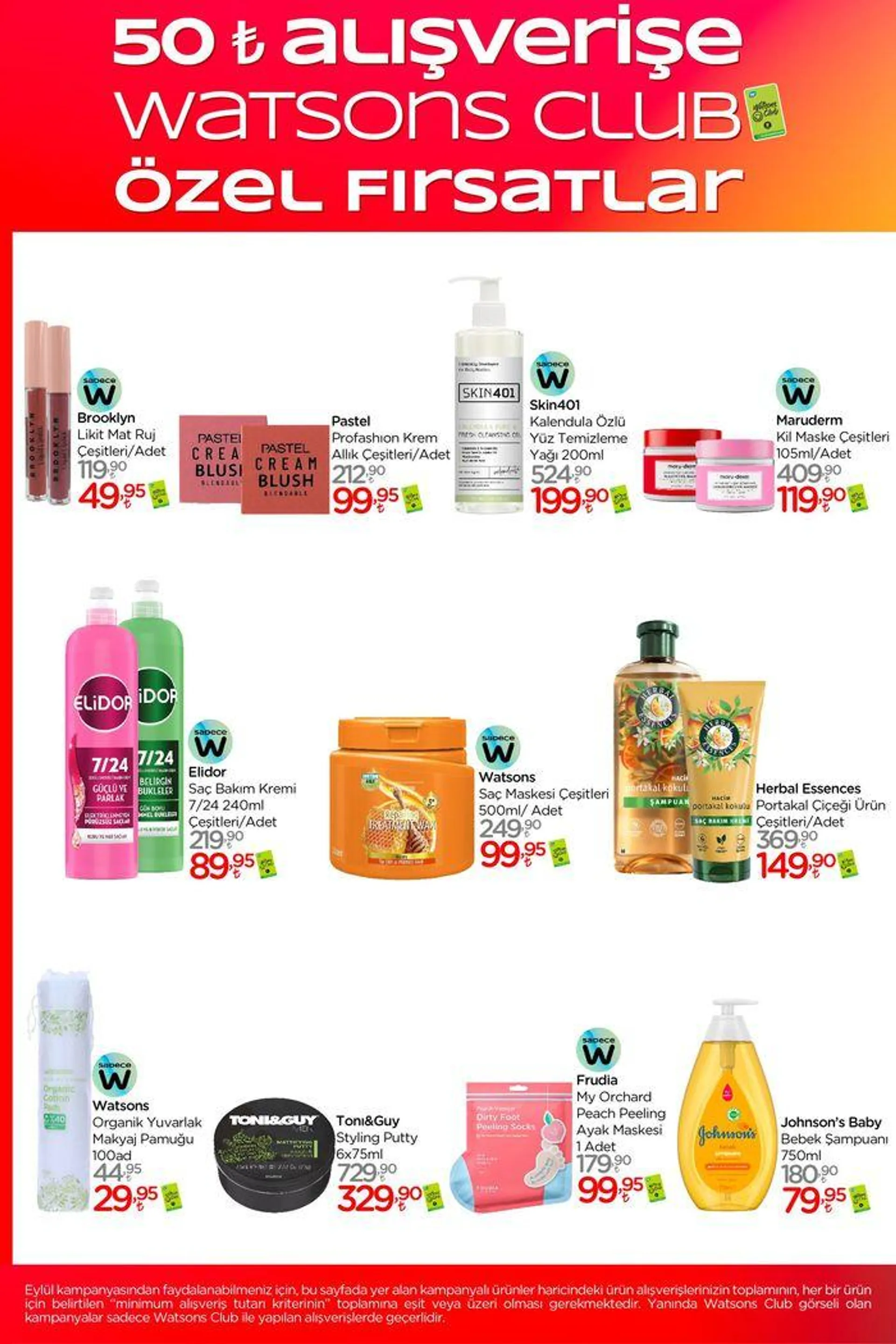 Katalog Watsons - Watsons Eylül Kataloğu 2024 4 Eylül - 18 Eylül 2024 - aktüel Sayfa 4