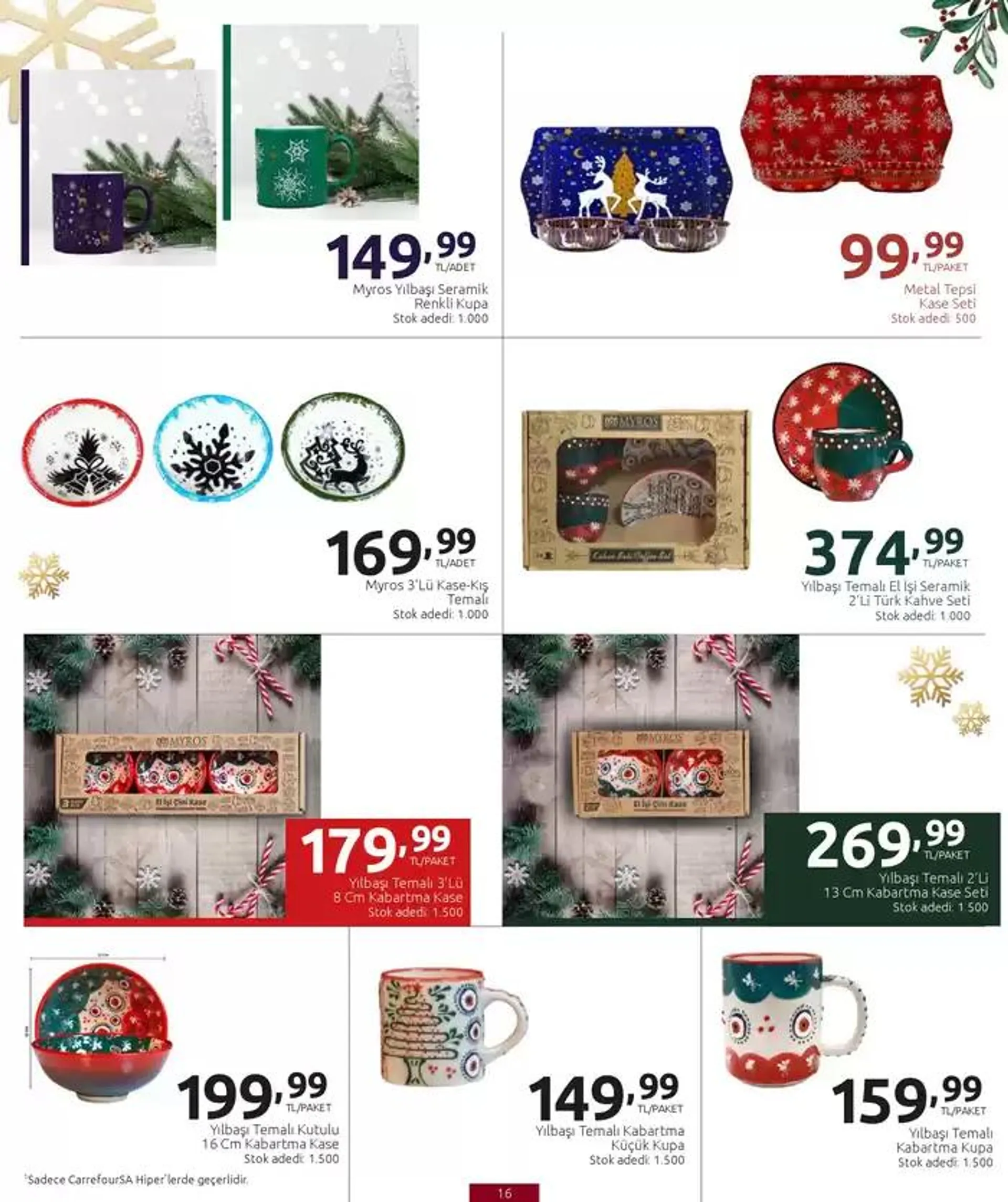 Katalog Kataloglar CarrefourSA 3 Aralık - 17 Aralık 2024 - aktüel Sayfa 16