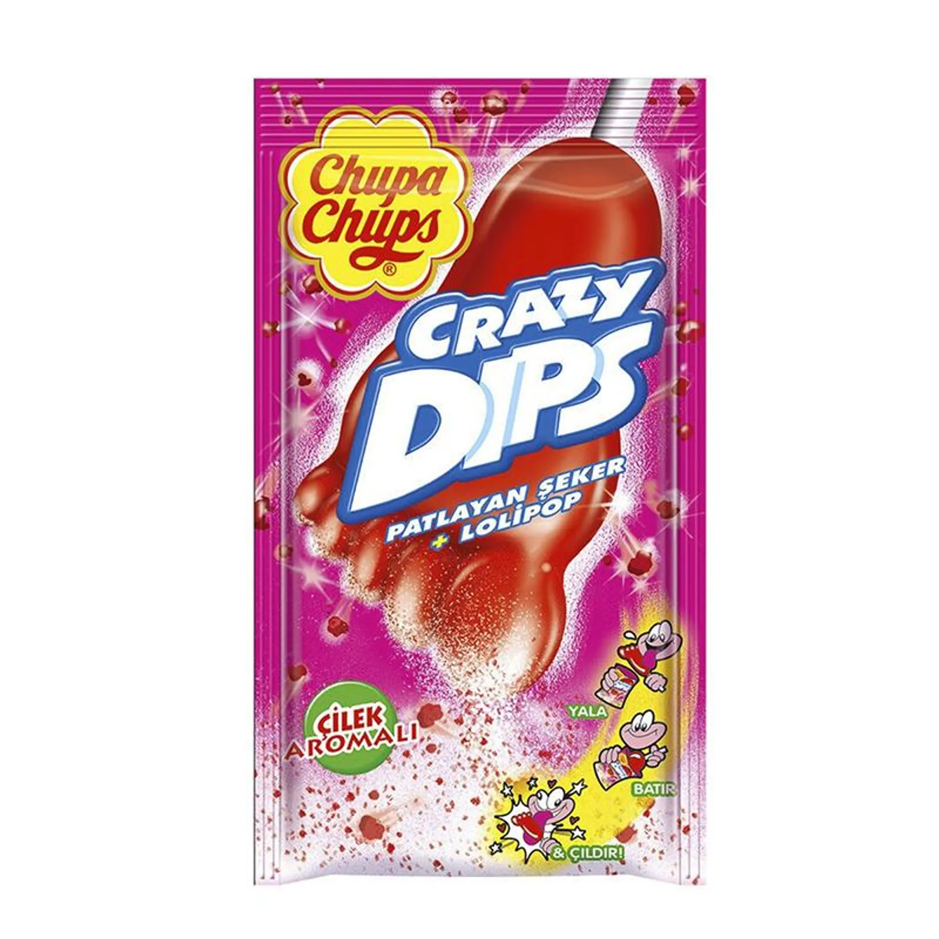 Chupa Chups Crazy Dıps Çilek