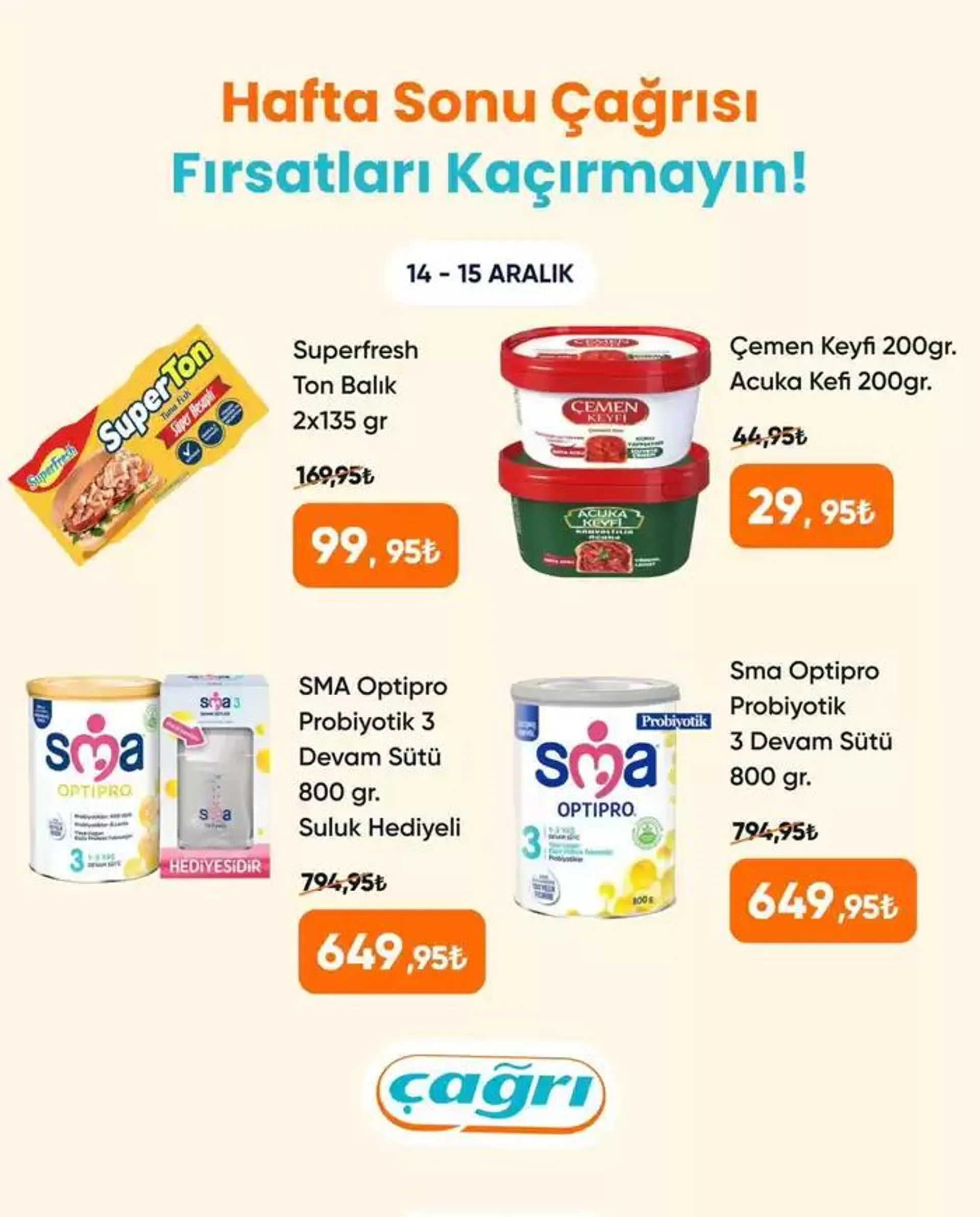 Katalog Çağrı Market katalog 15 Aralık - 29 Aralık 2024 - aktüel Sayfa 2