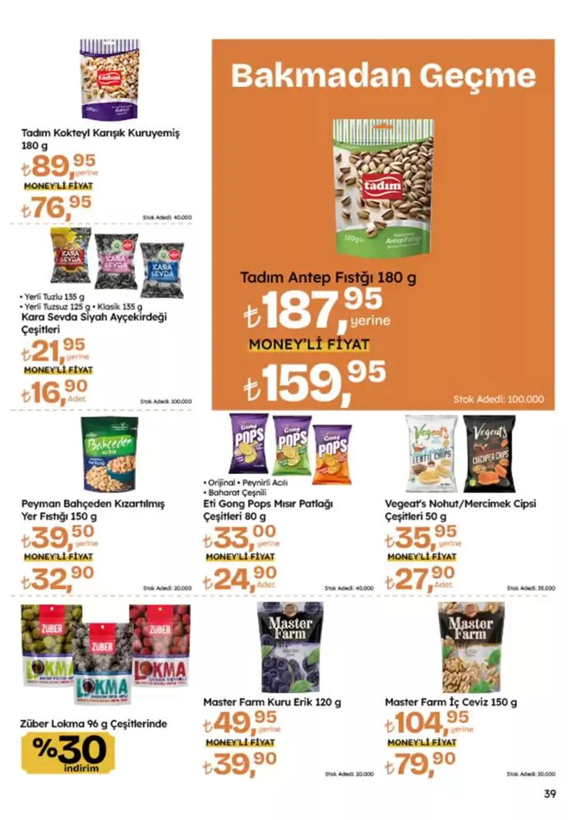 Katalog Migros katalog 7 Kasım - 20 Kasım 2024 - aktüel Sayfa 39