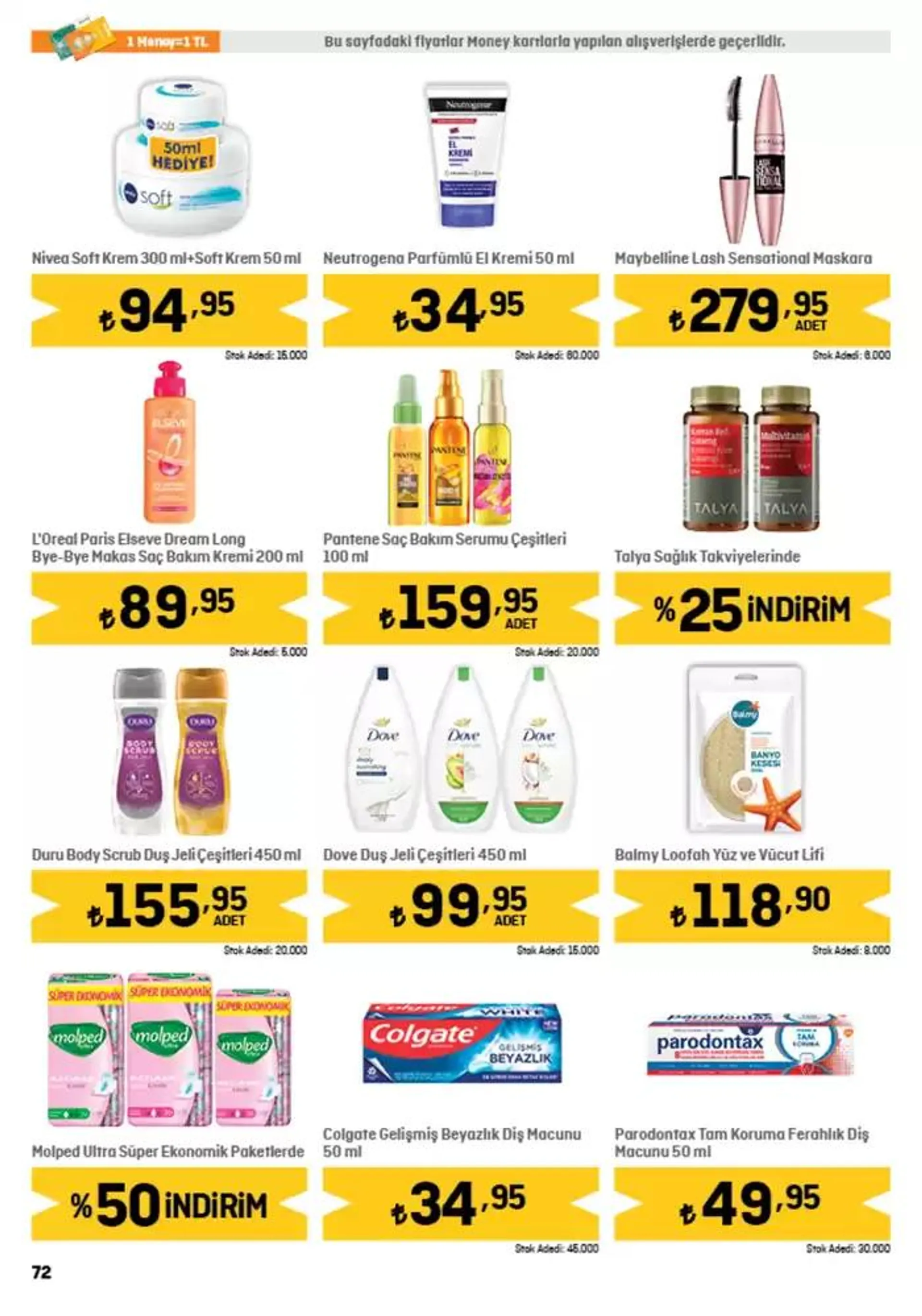 Katalog Migros katalog 26 Eylül - 9 Ekim 2024 - aktüel Sayfa 72