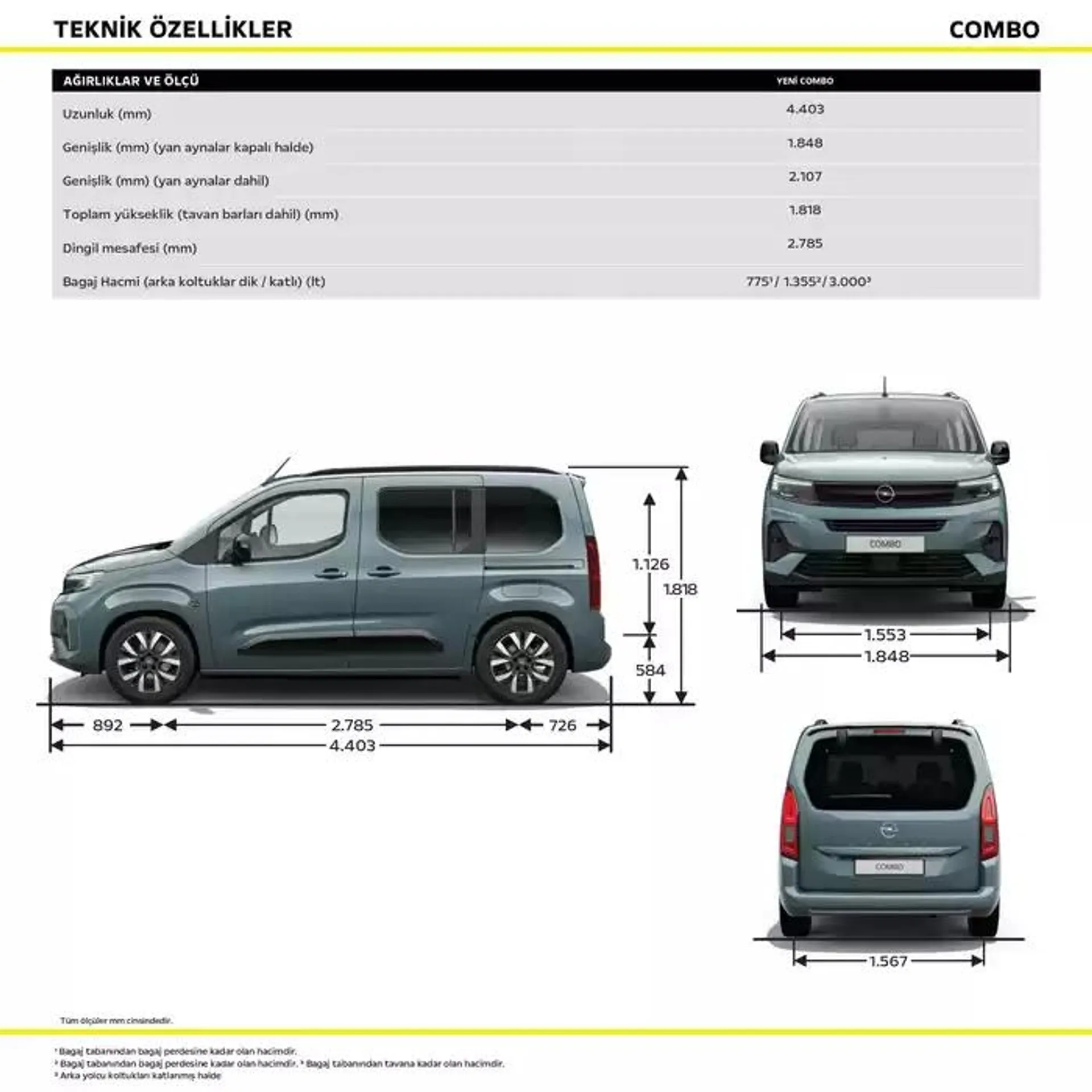 Katalog Opel Combo 11 Ocak - 18 Ocak 2025 - aktüel Sayfa 3