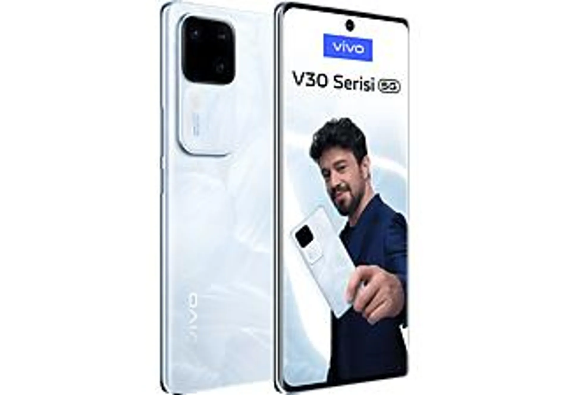 VIVO V30 5G 12/256 GB Akıllı Telefon Beyaz Çiçek